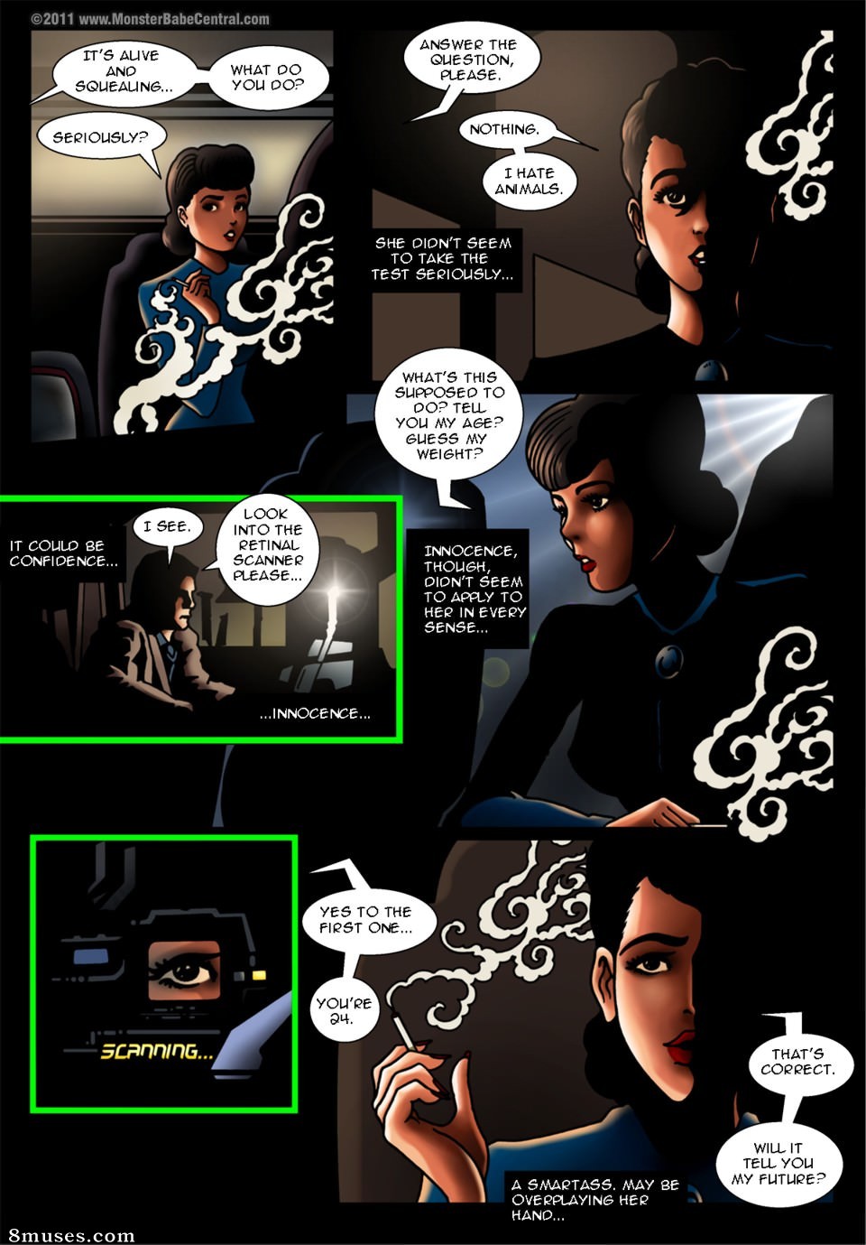 Space Babe Central - Dick Runner - Page 2