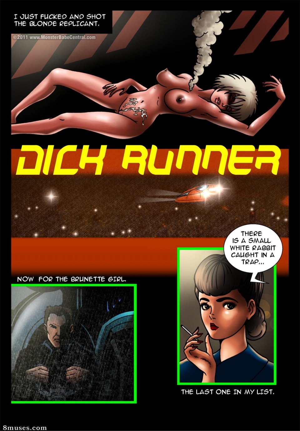 Space Babe Central - Dick Runner - Page 1