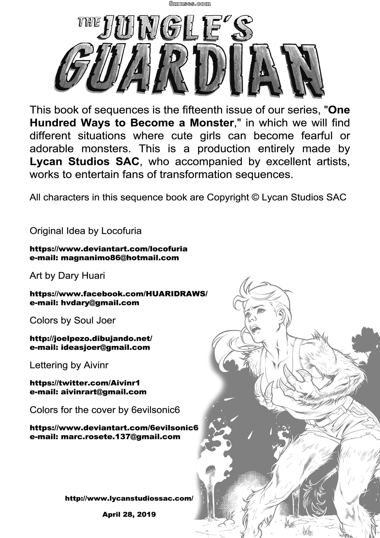 Locofuria Comics - 100 Ways to Become a Monster 15 - The Jungle's Guardian - Page 3