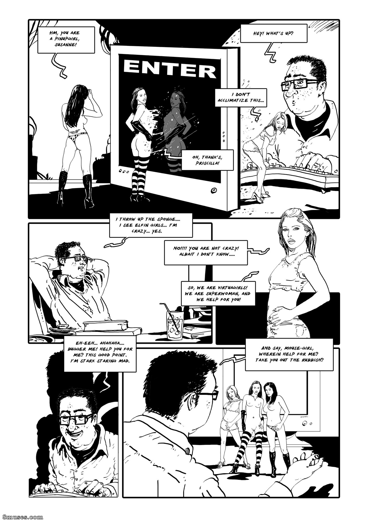 Tejlor Comics - VirtuaGirl2 - The Kicker - Page 2