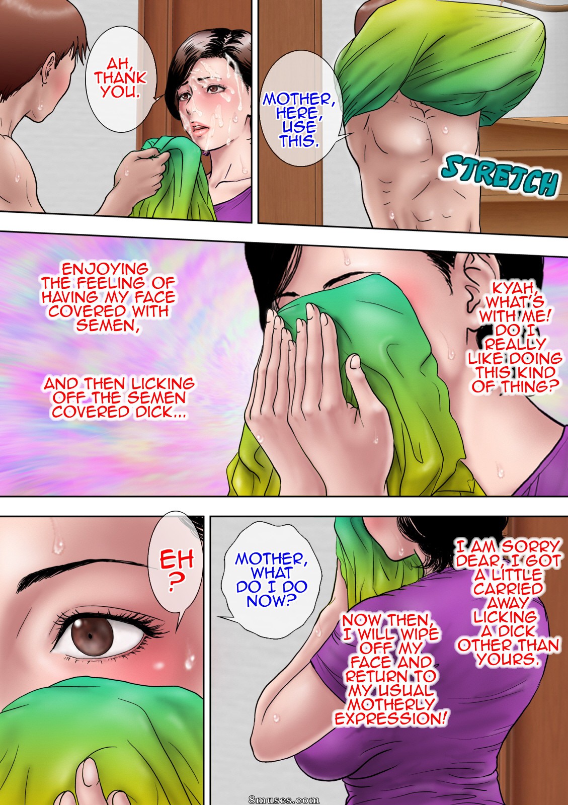 MILF Shobou - Shucchou Suru Otou-san Choukyou Sareru Okaa-san - Training Mother while Father is Abroad - Page 70