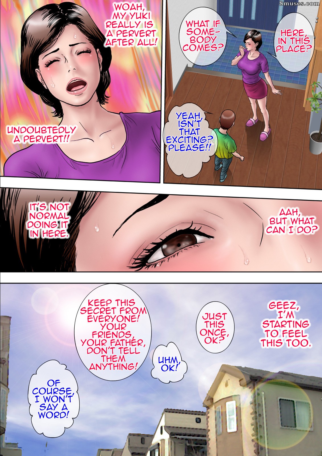 MILF Shobou - Shucchou Suru Otou-san Choukyou Sareru Okaa-san - Training Mother while Father is Abroad - Page 53