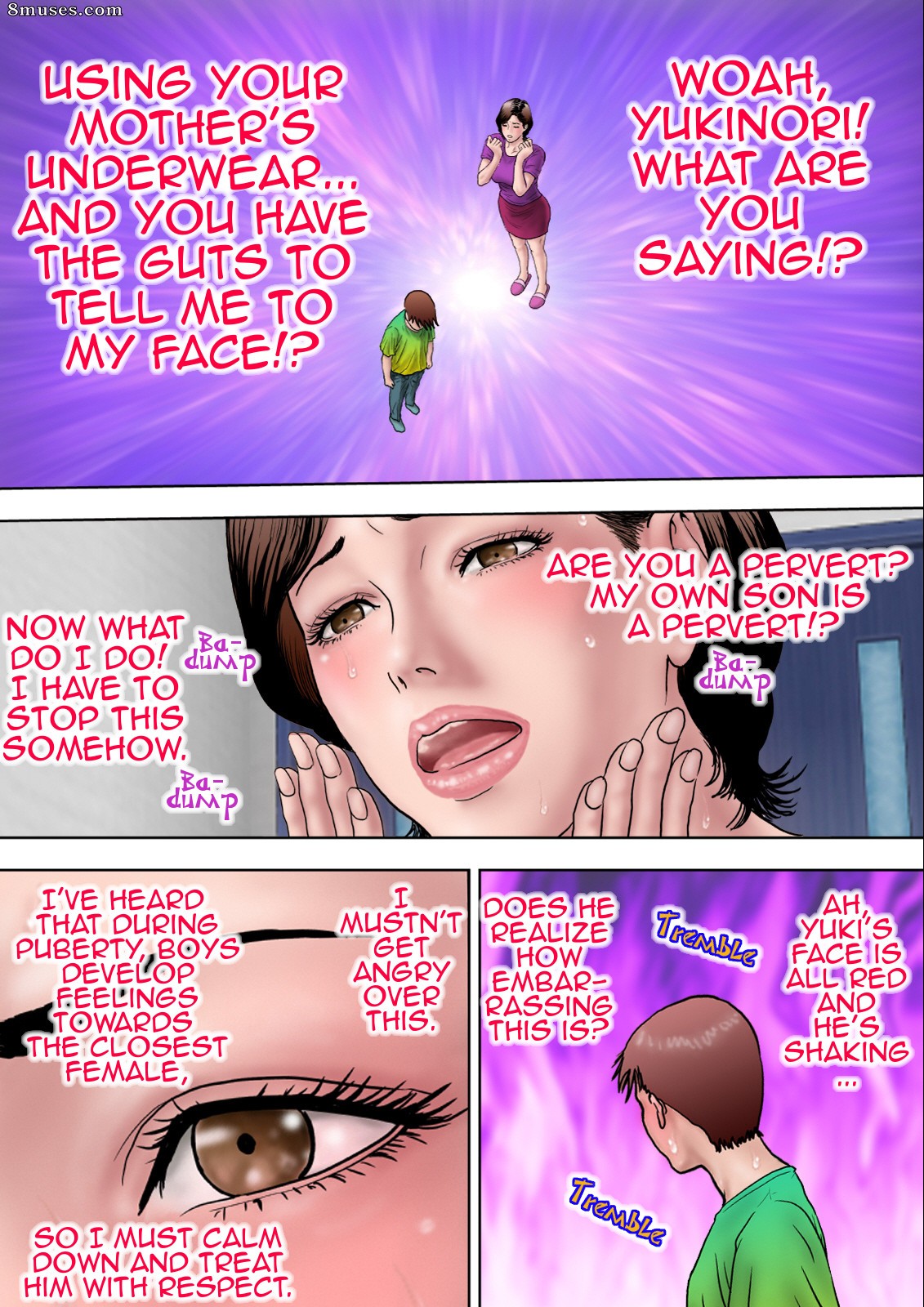 MILF Shobou - Shucchou Suru Otou-san Choukyou Sareru Okaa-san - Training Mother while Father is Abroad - Page 44