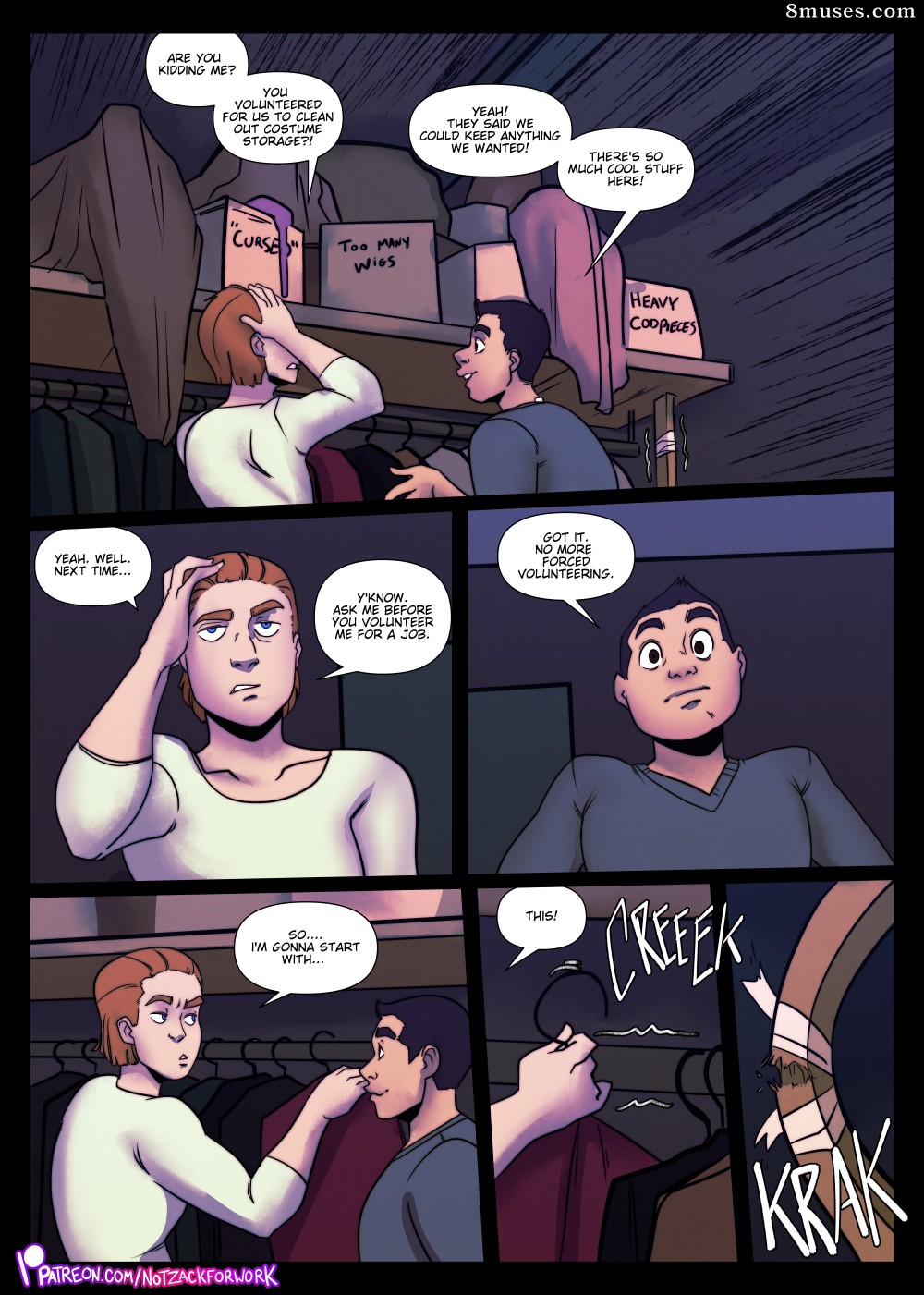 NotZackForWork Comics - Limpeza de fantasia - Página 1
