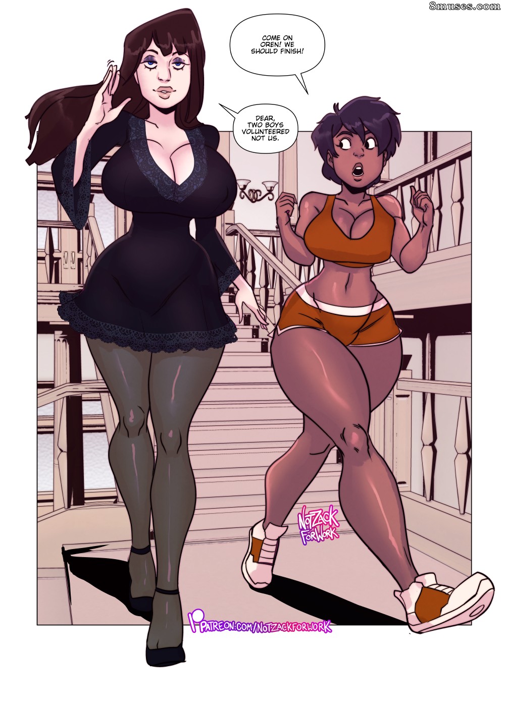 NotZackForWork Comics - Limpeza de fantasia - Página 4