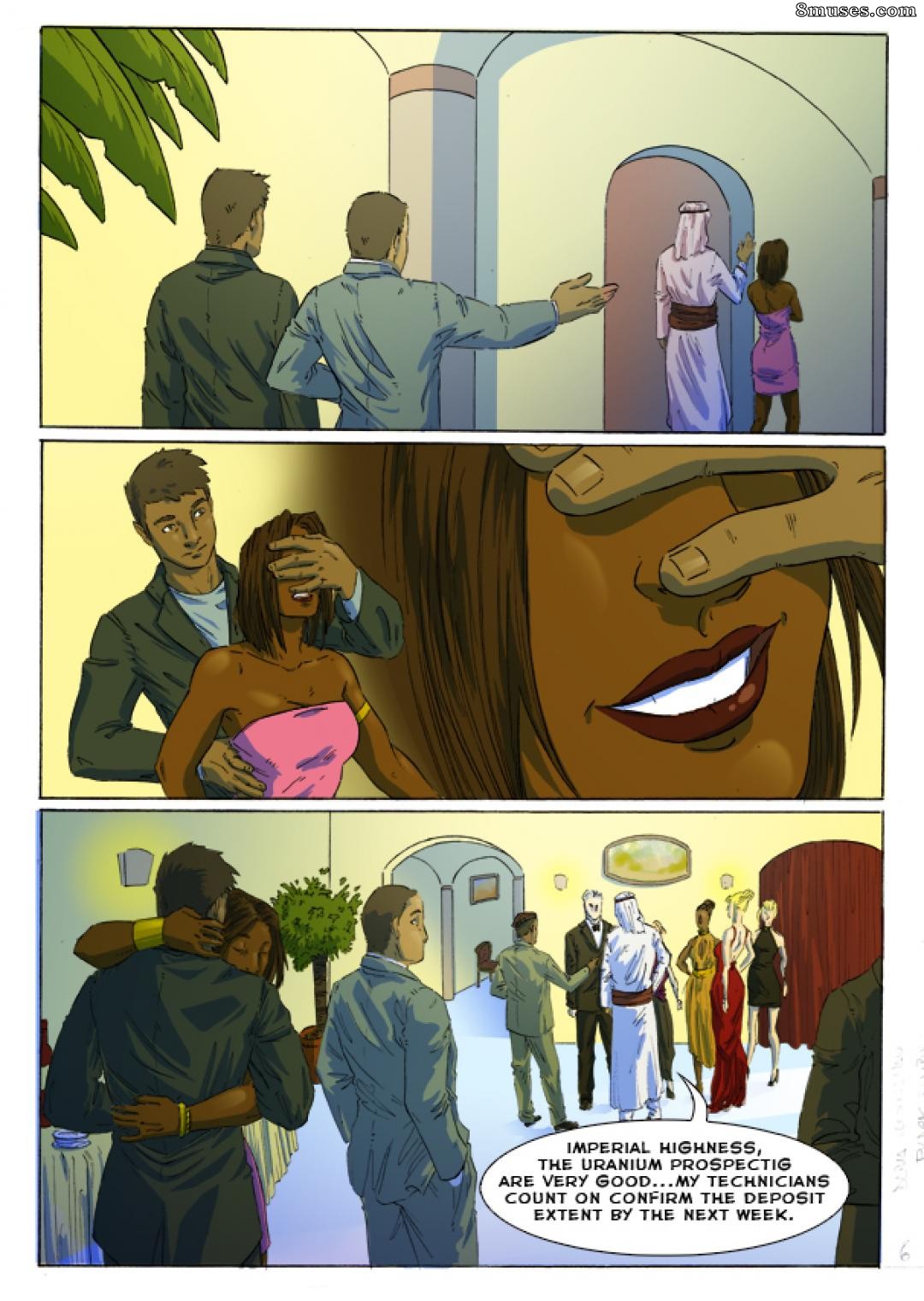 StrapAndStrip - Pervish Comics - Imperio negro - Servicio de celebridades esclavas - Página 7