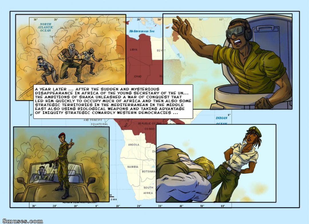StrapAndStrip - Pervish Comics - Imperio negro - Servicio de celebridades esclavas - Página 12