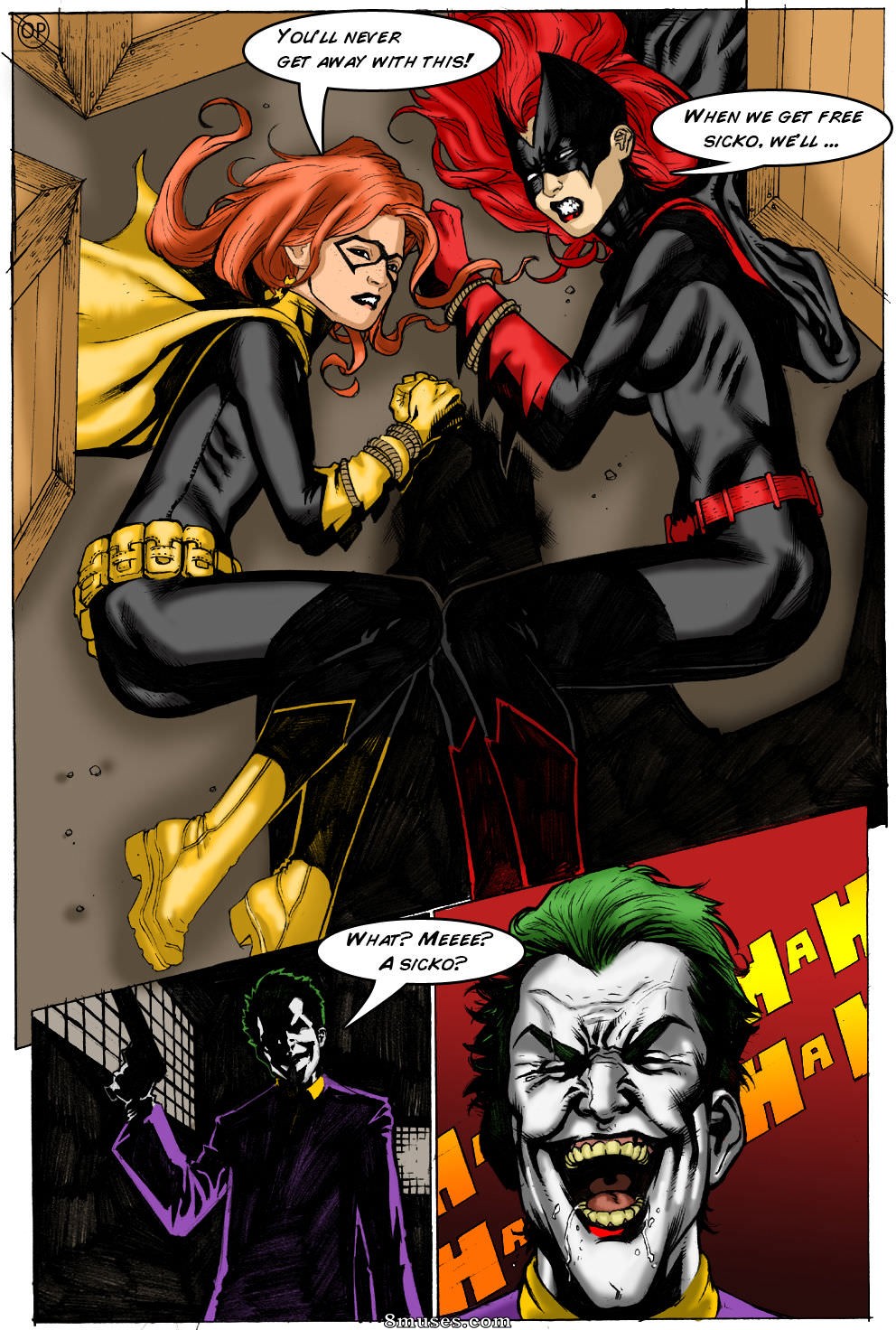 Quadrinhos - Joker vs Mulher-Morcego - Página 1