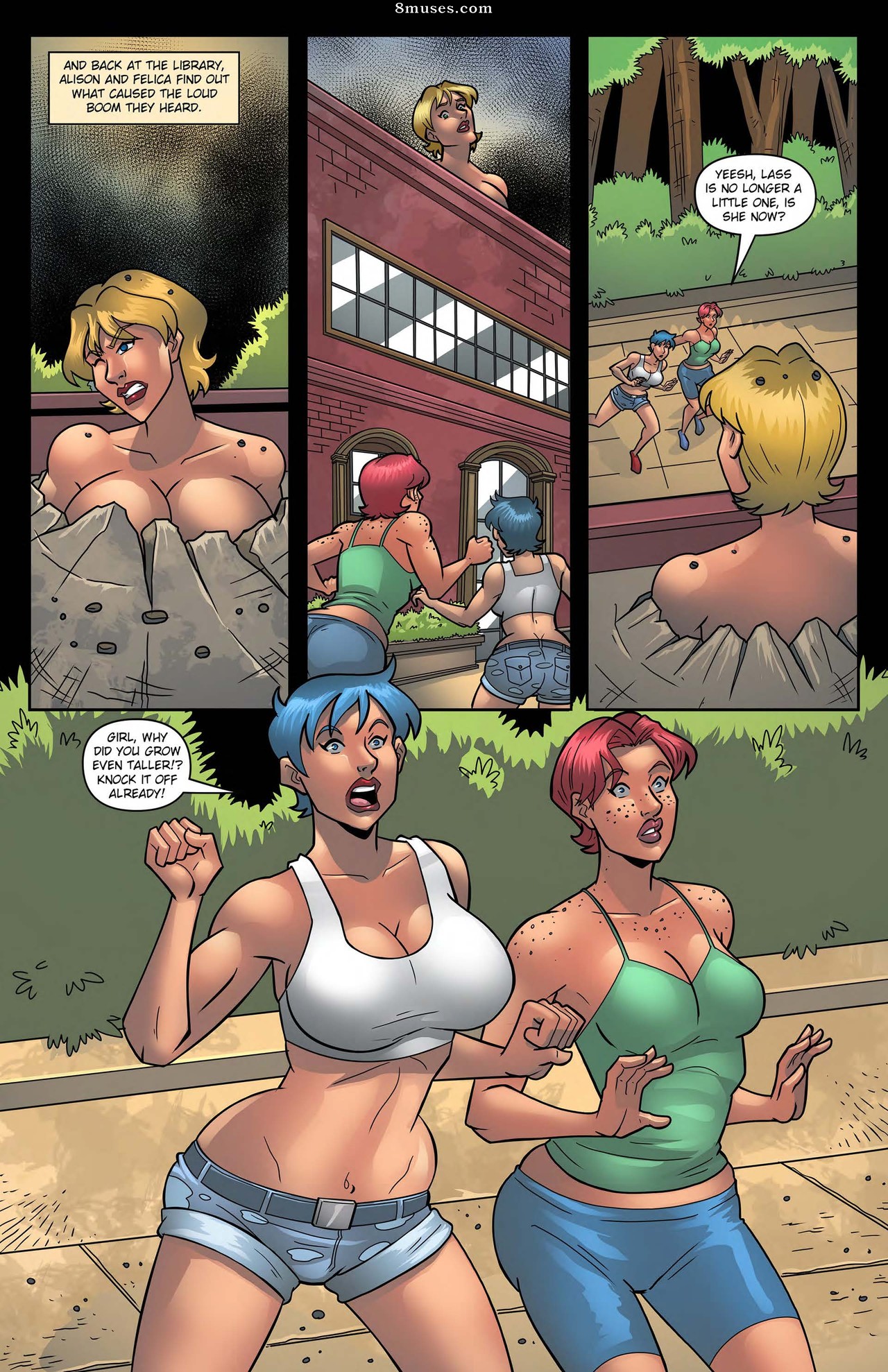 Page 6 | Giantess-Fan-Comics/BBQ-Bigger-Beauty-Queen/Issue-4 | 8muses - Sex  Comics