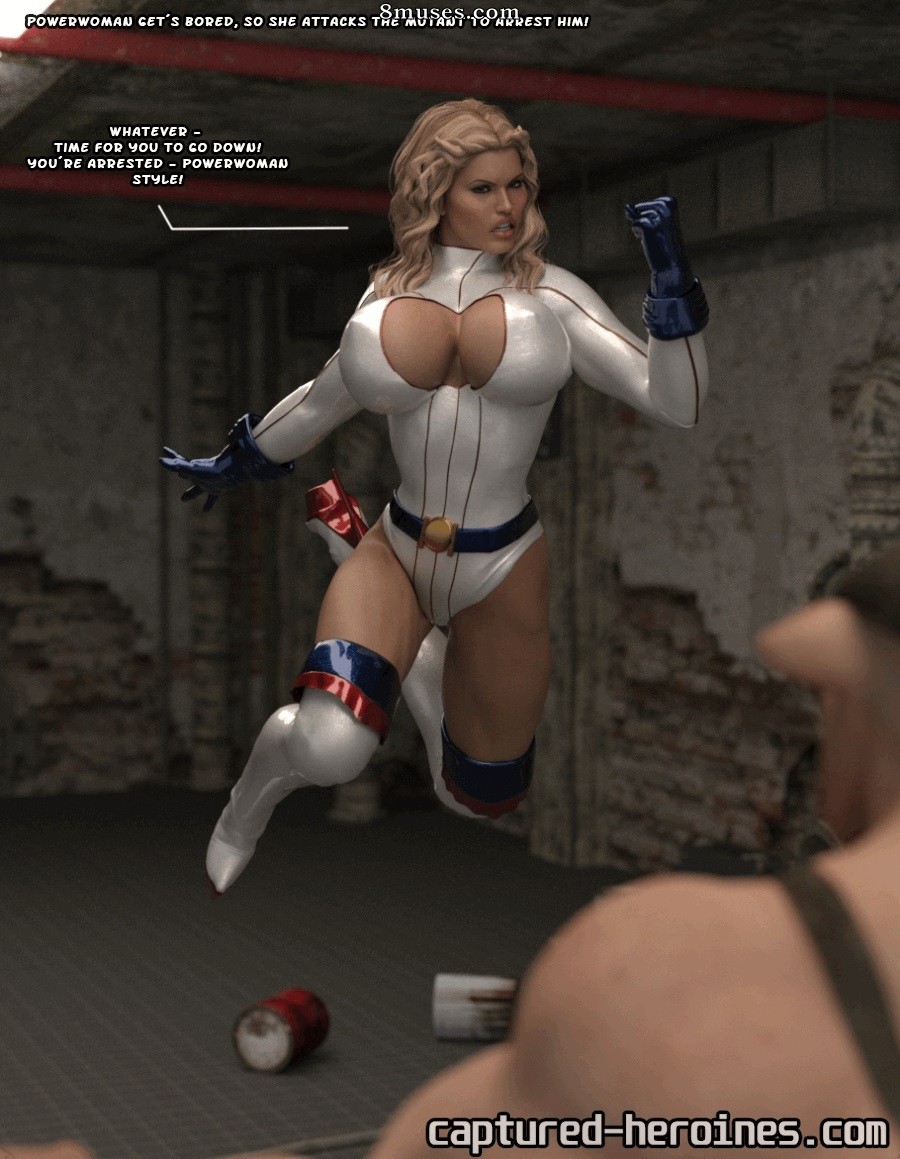 Captured-Heroines Comics - Powerwoman de retour dans le jeu - Page 6