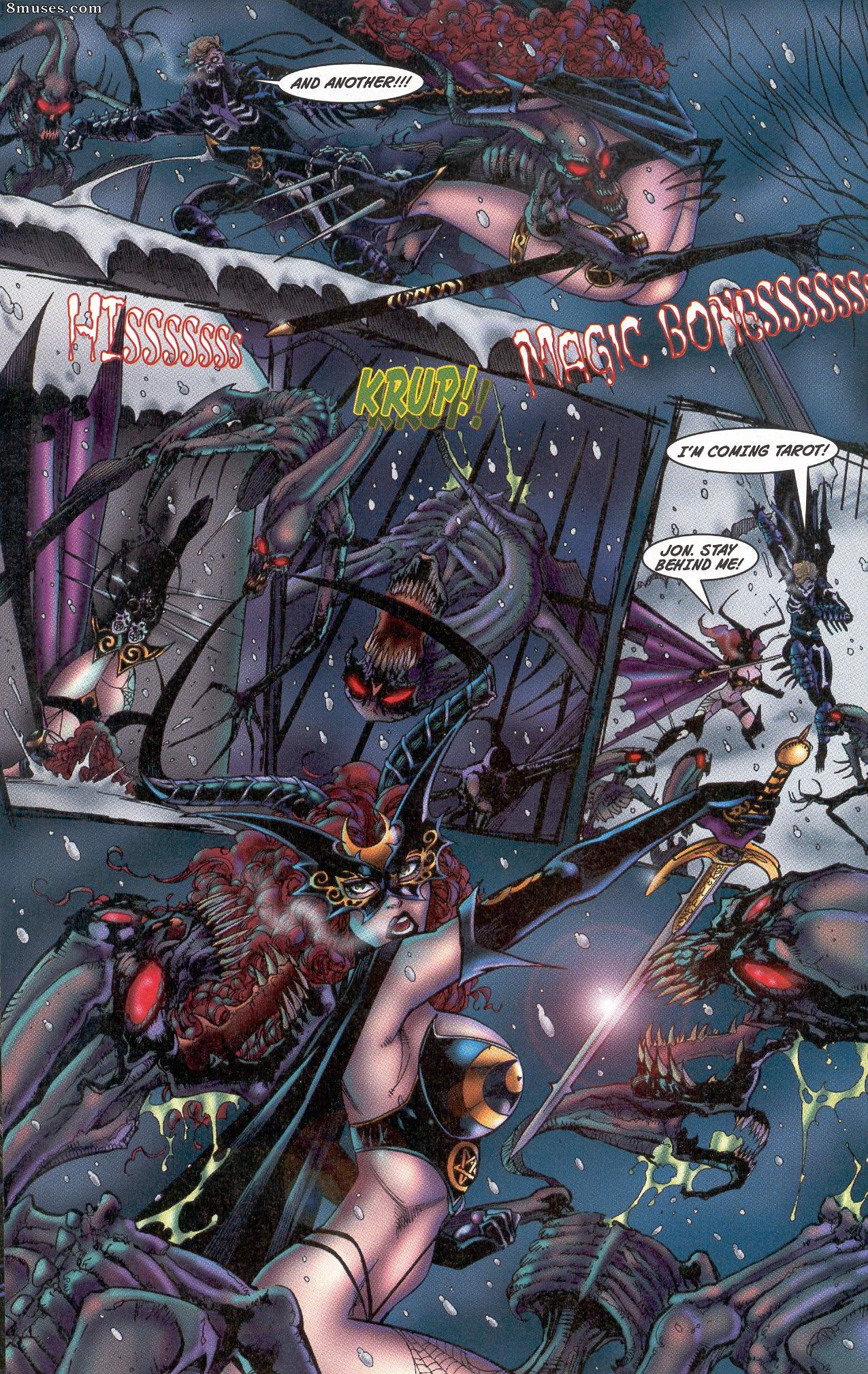 BroadSword Comics - Tarot - Witch of the Black Rose 006 - Page 21