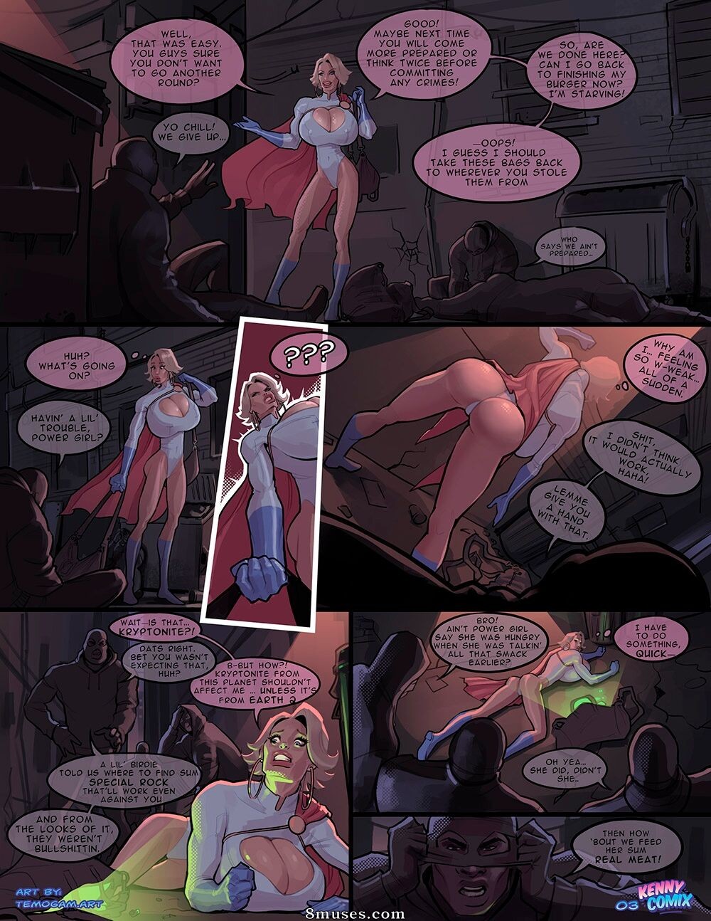 Temogam - Power Girl - Trouble in the City - Page 4