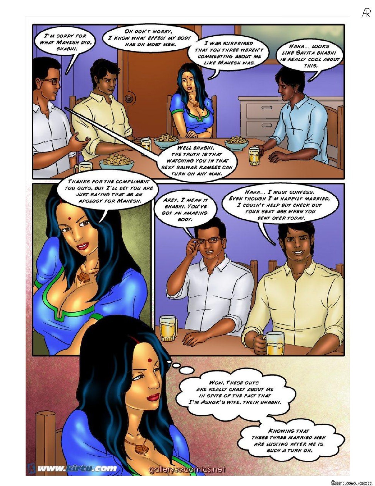 Kirtu.com Comics - Savita Bhabhi - Episode 36 Ashoks card game - Page 10