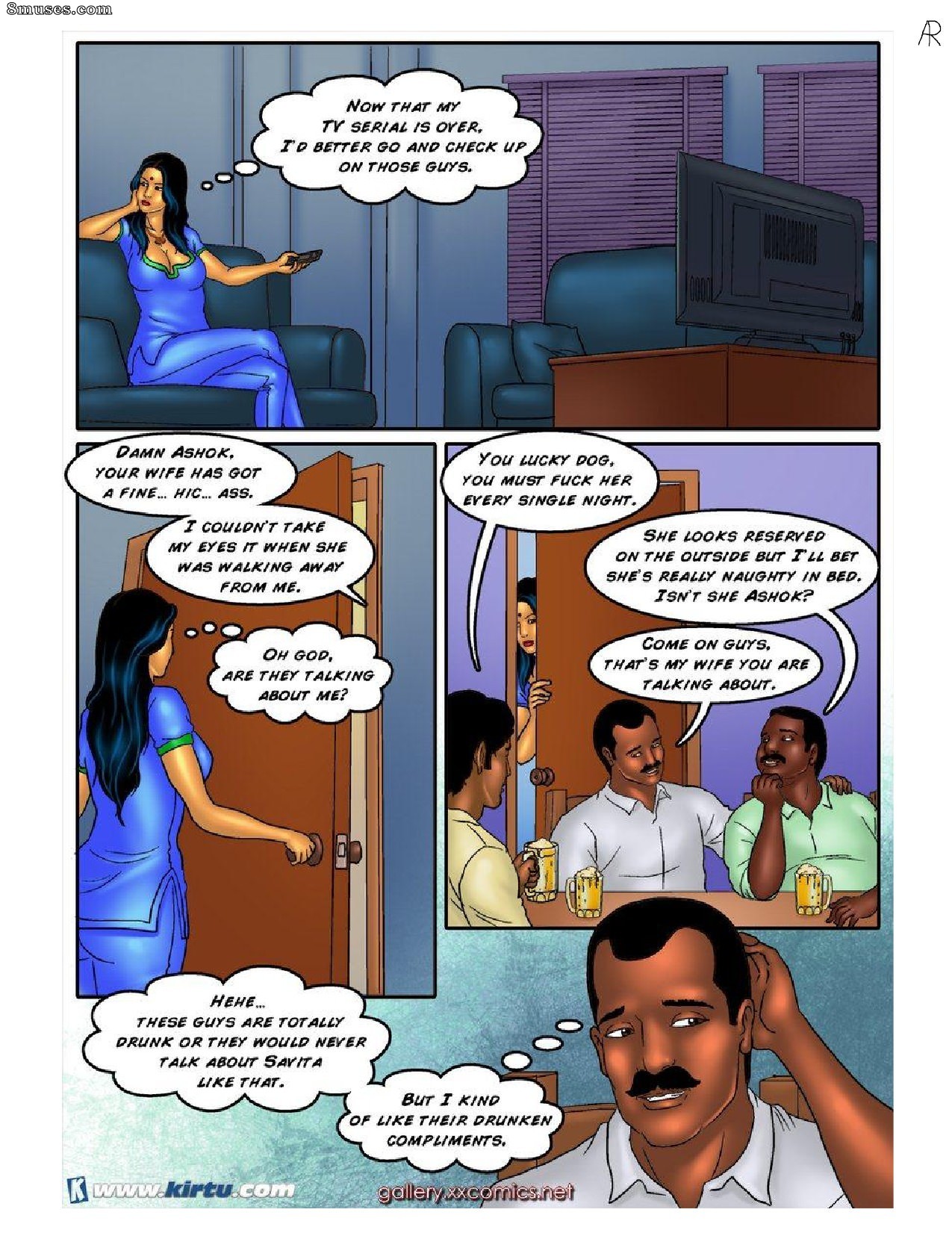 Kirtu.com Comics - Savita Bhabhi - Épisode 36  Jeu de cartes d'Ashok - Page 8