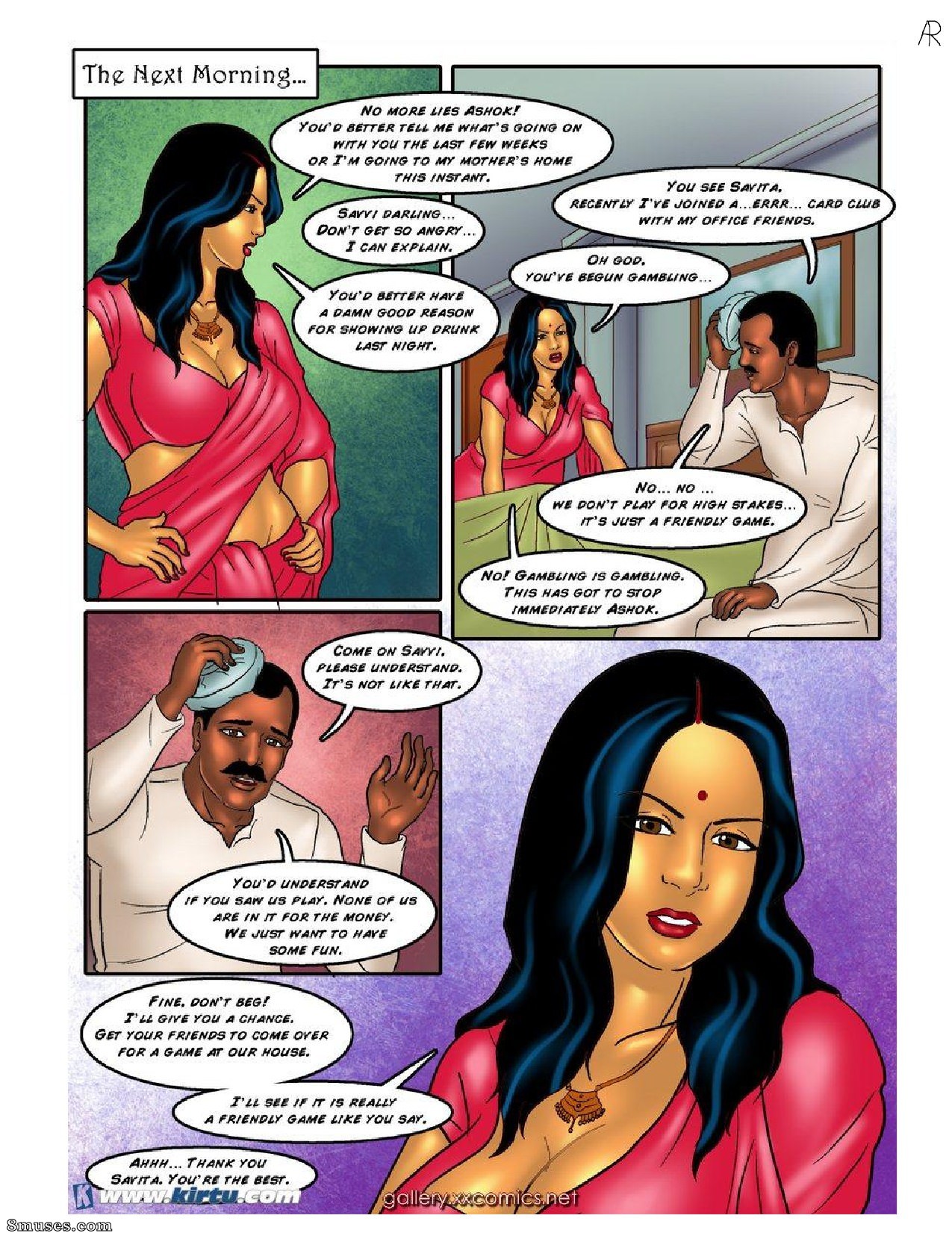 Kirtu.com Comics - Savita Bhabhi - Episode 36 Ashoks card game - Page 4