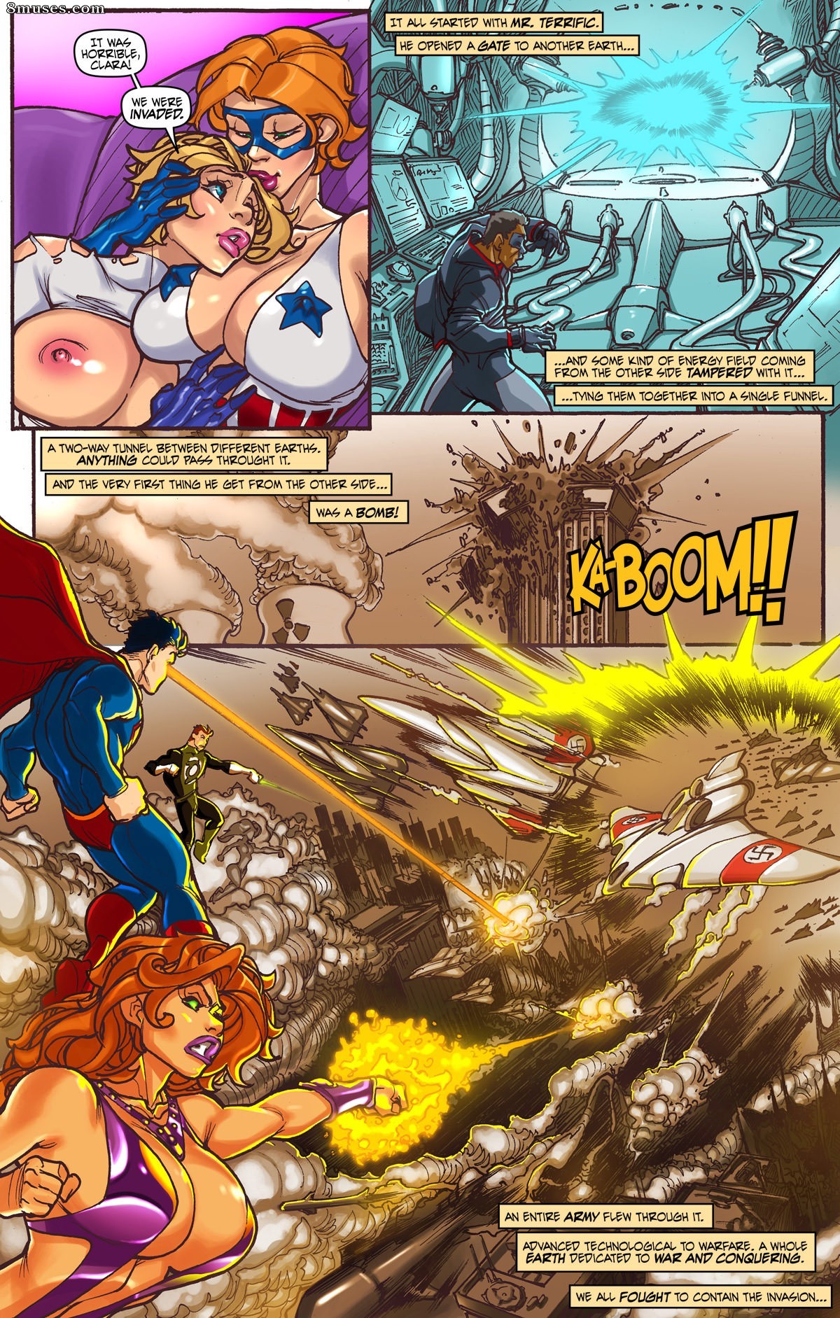 Sluttish Comics - Poder e trovão - Outros mundos - Página 16