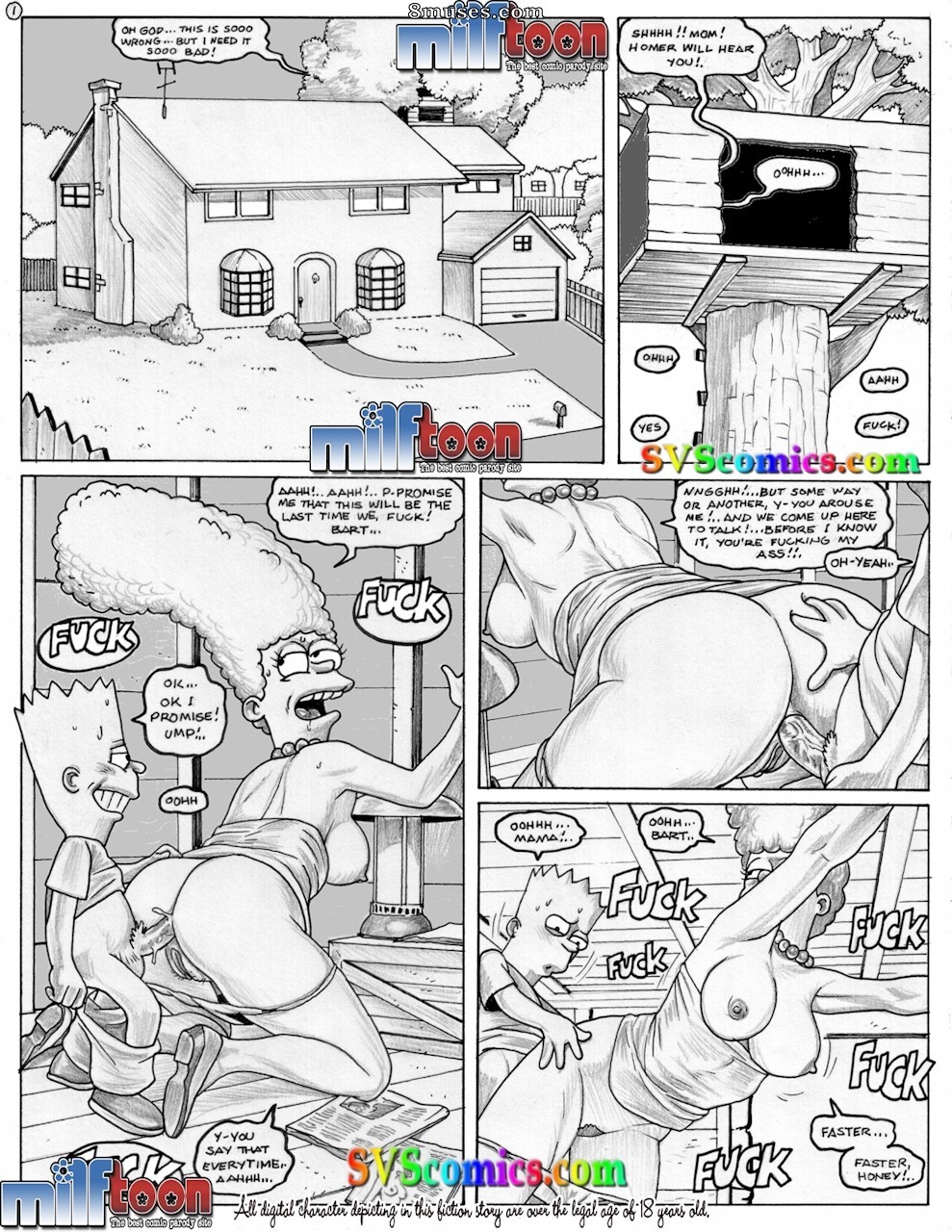 MilfToon Comics - Simpsex - Página 1