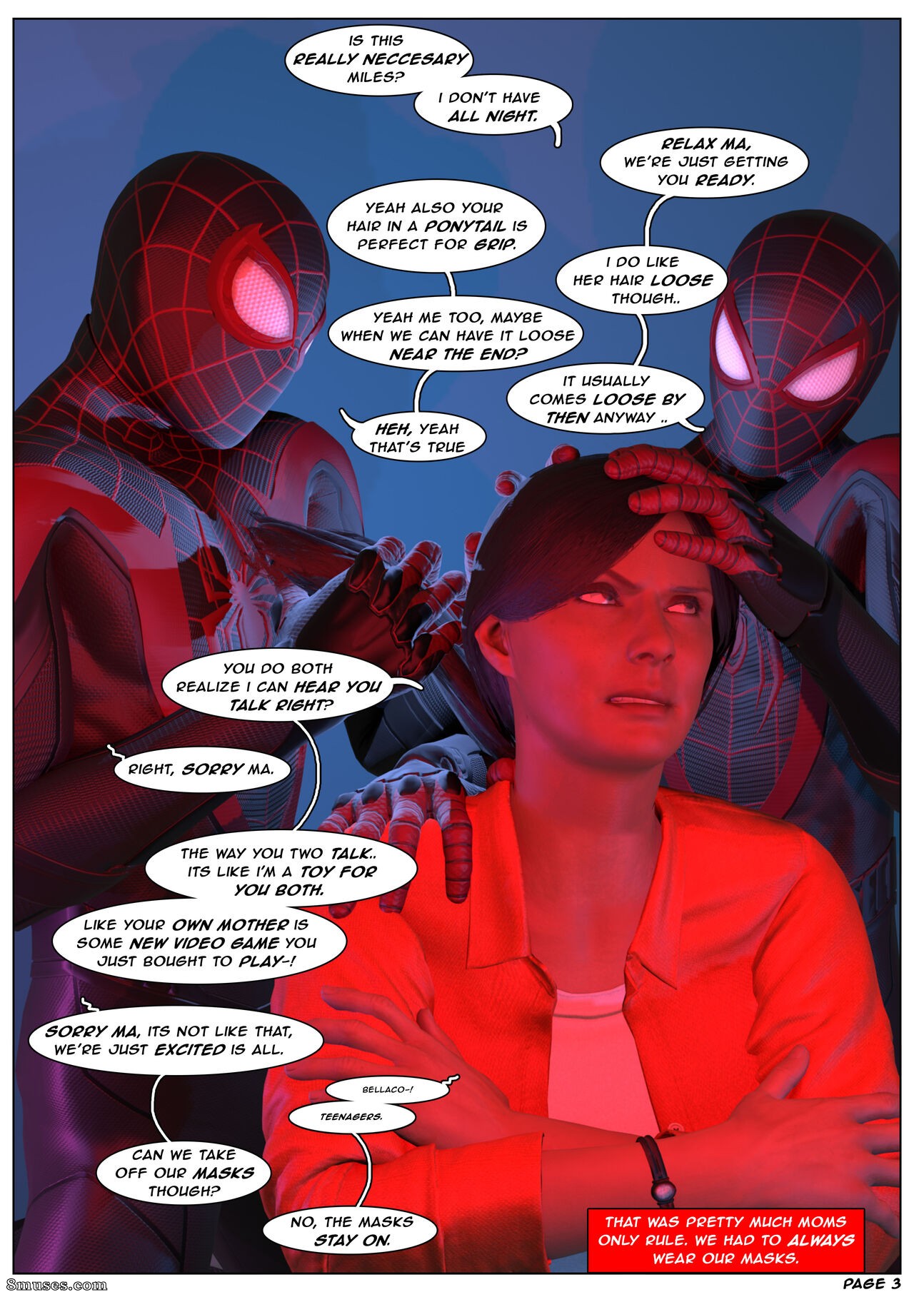 Page 4 | Various-Authors/PoseidonX/Spider-Mom-What-If | 8muses - Sex Comics