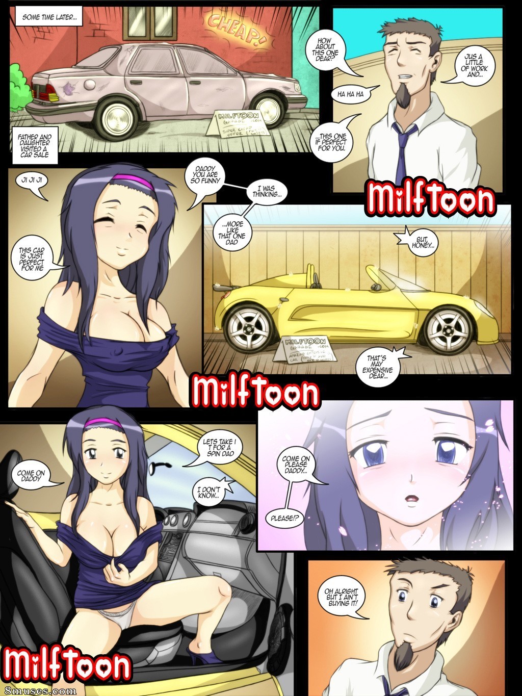 MilfToon Comics - The Car and The Tatoo - Page 5