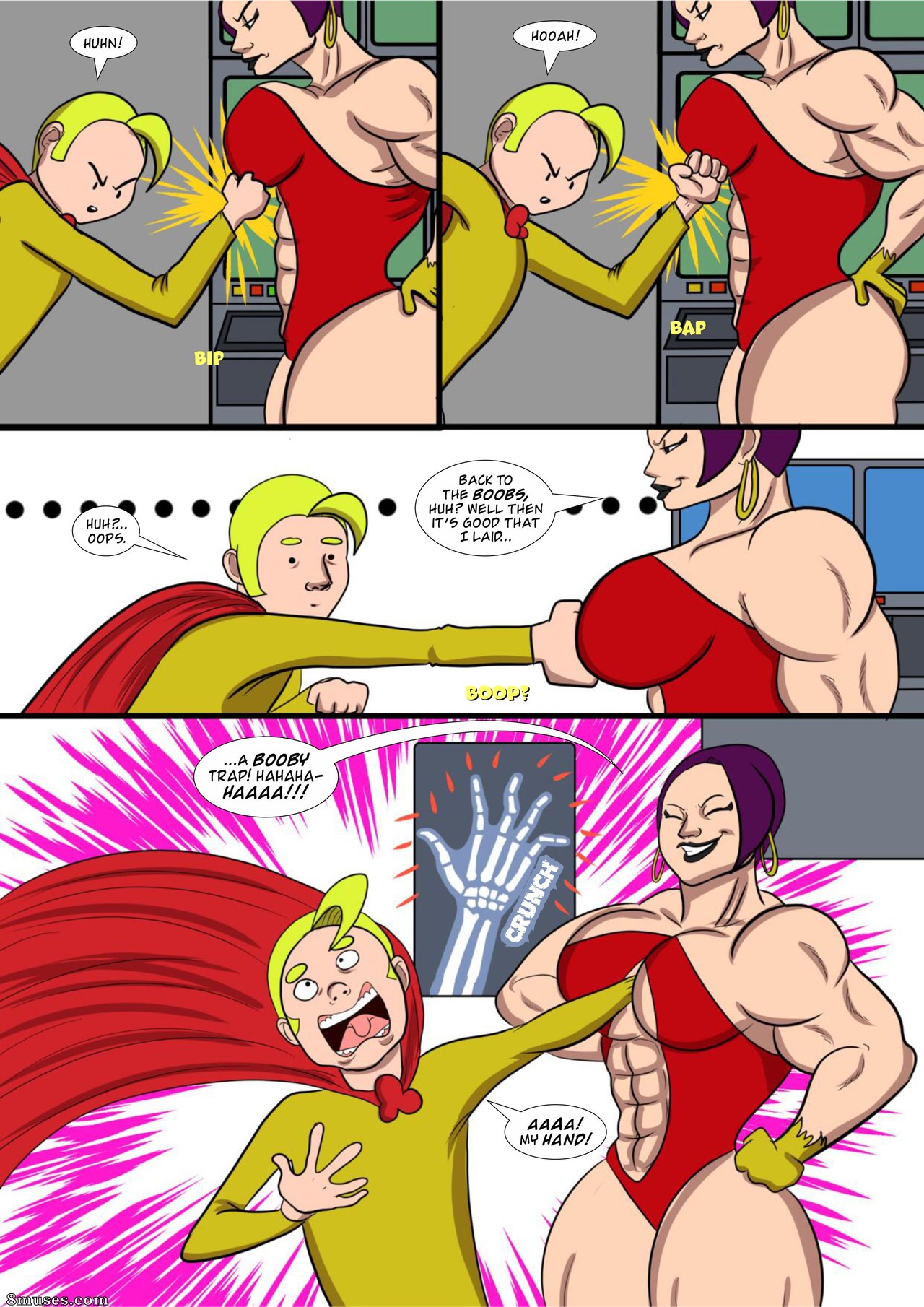 Mighty Female Muscle Comix - From Super Stud To Super Dud - Page 13
