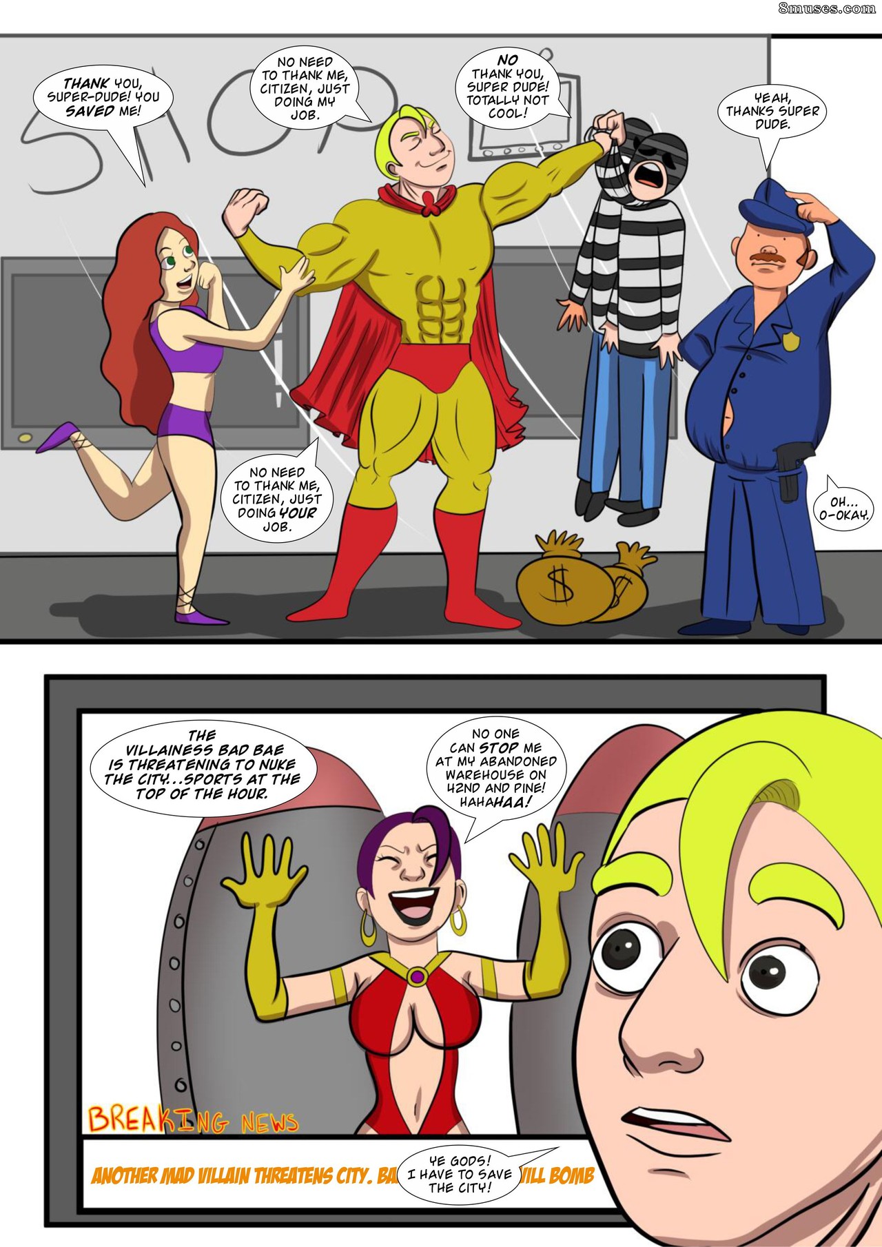 Mighty Female Muscle Comix - From Super Stud To Super Dud - Page 2