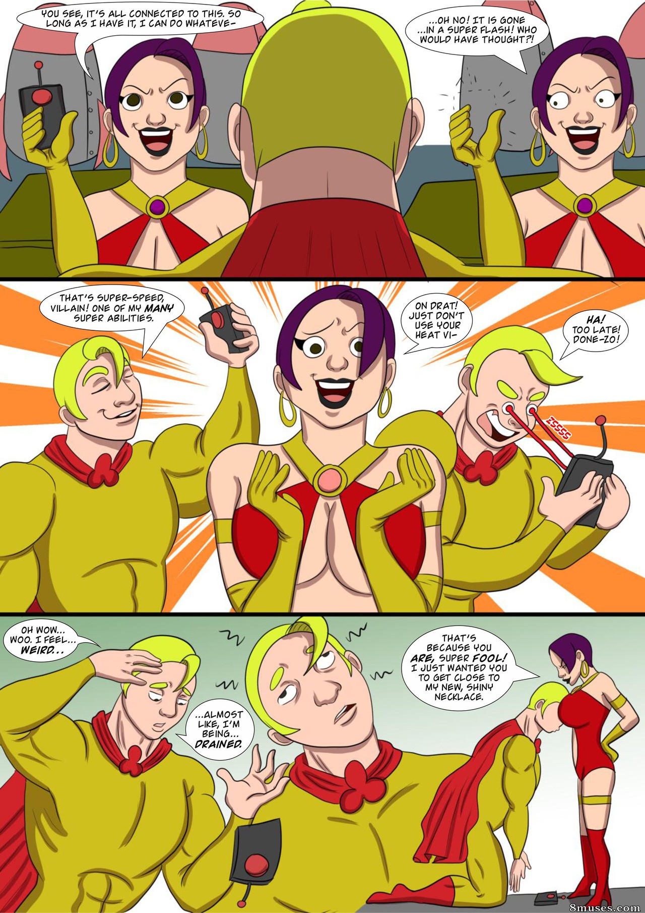 Mighty Female Muscle Comix - From Super Stud To Super Dud - Page 4