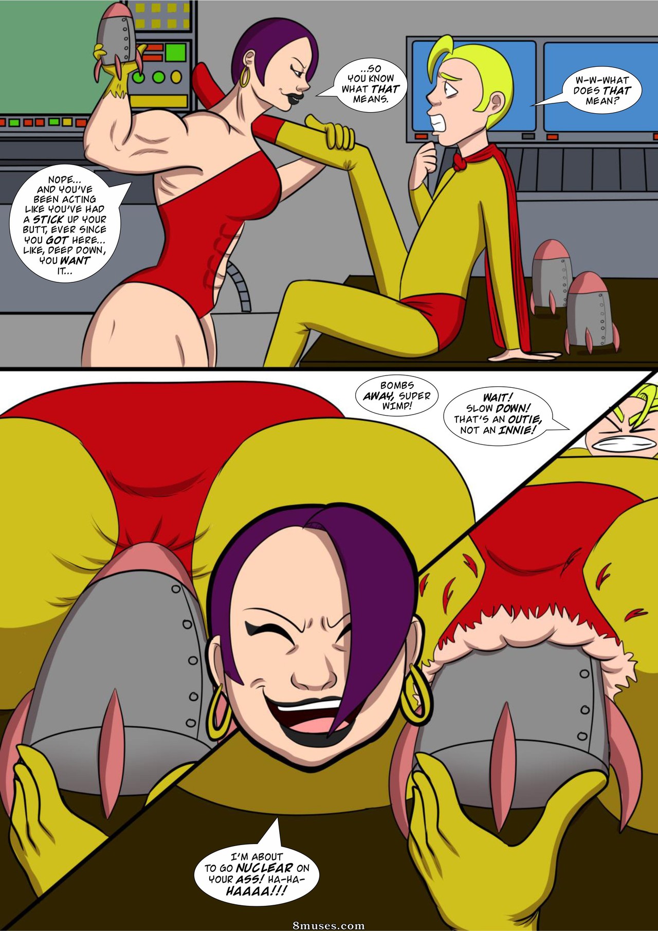 Mighty Female Muscle Comix - From Super Stud To Super Dud - Page 17