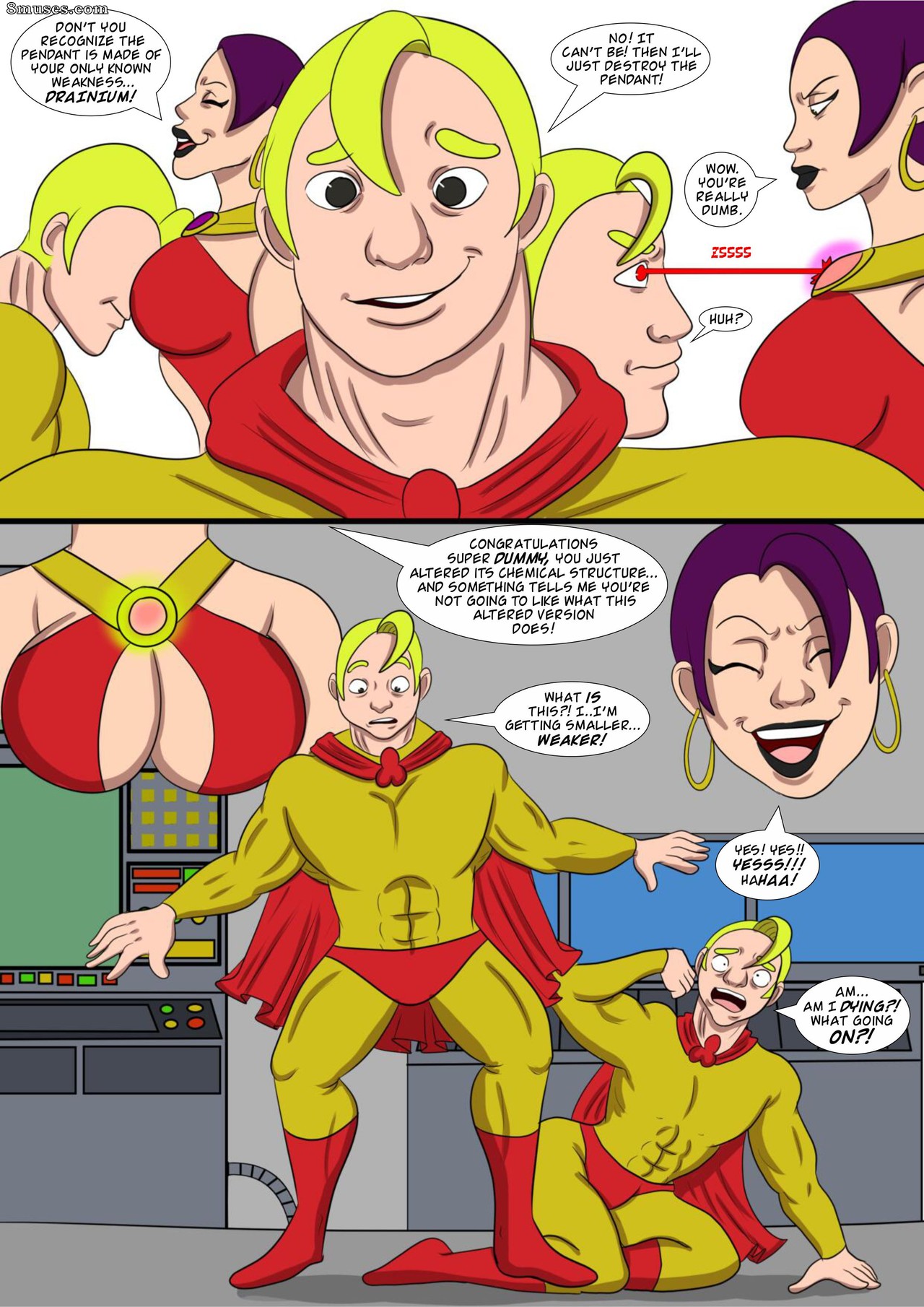 Mighty Female Muscle Comix - From Super Stud To Super Dud - Page 5