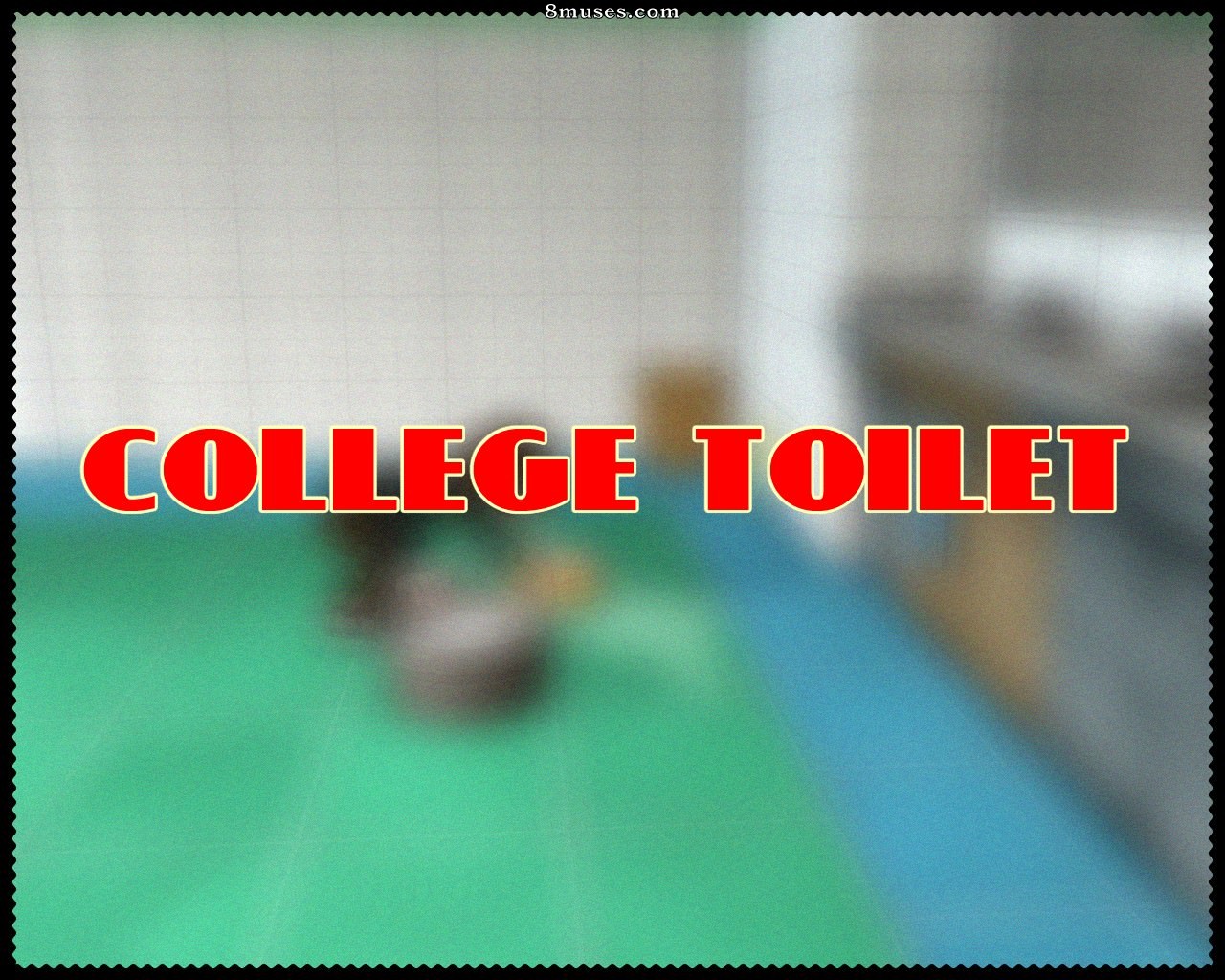 Facesitting-Fantasies - College Toilet - Page 1