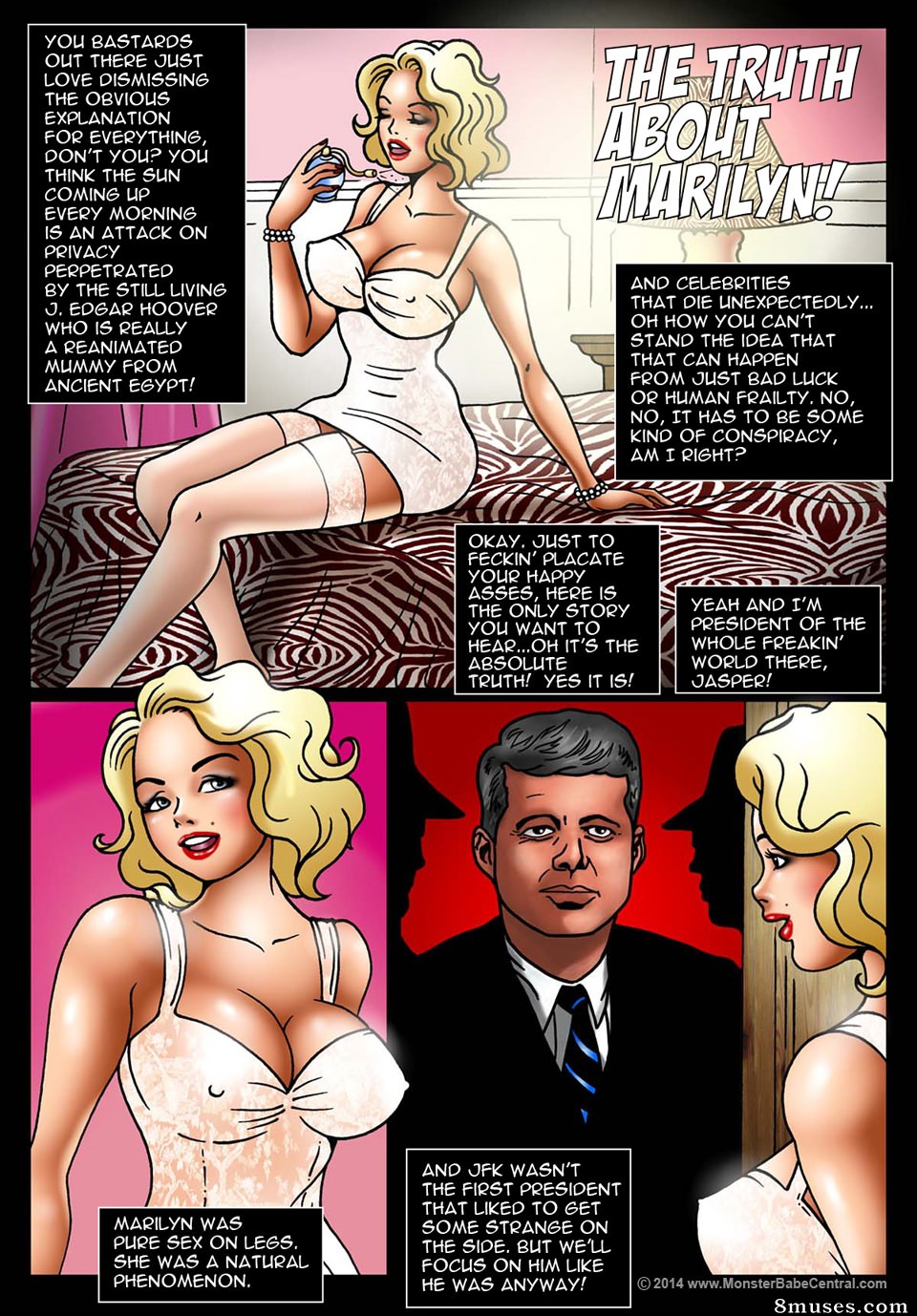 Monster Babe Central - The Truth About Marilyn - Page 1