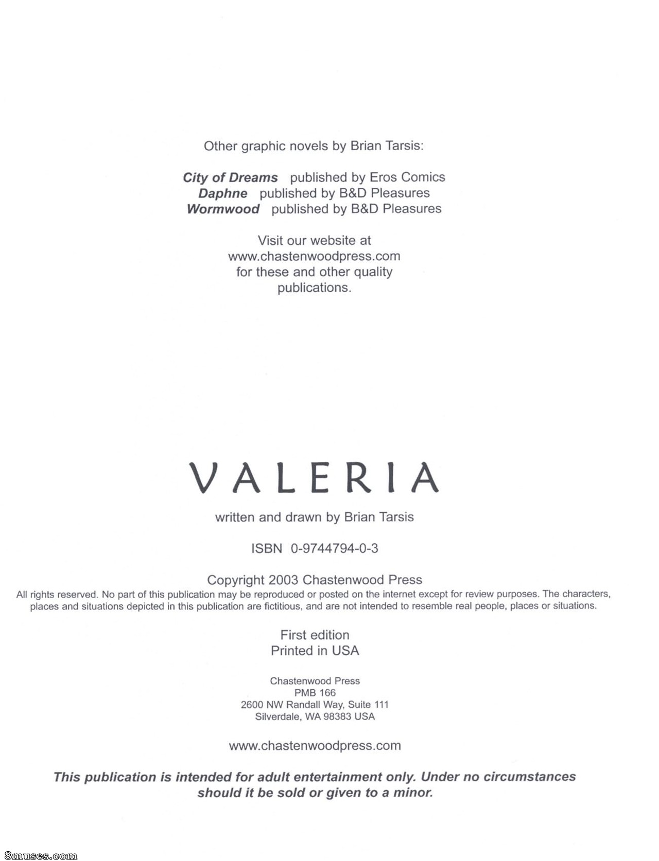 Brian Tarsis Comics - Valeria - Página 3