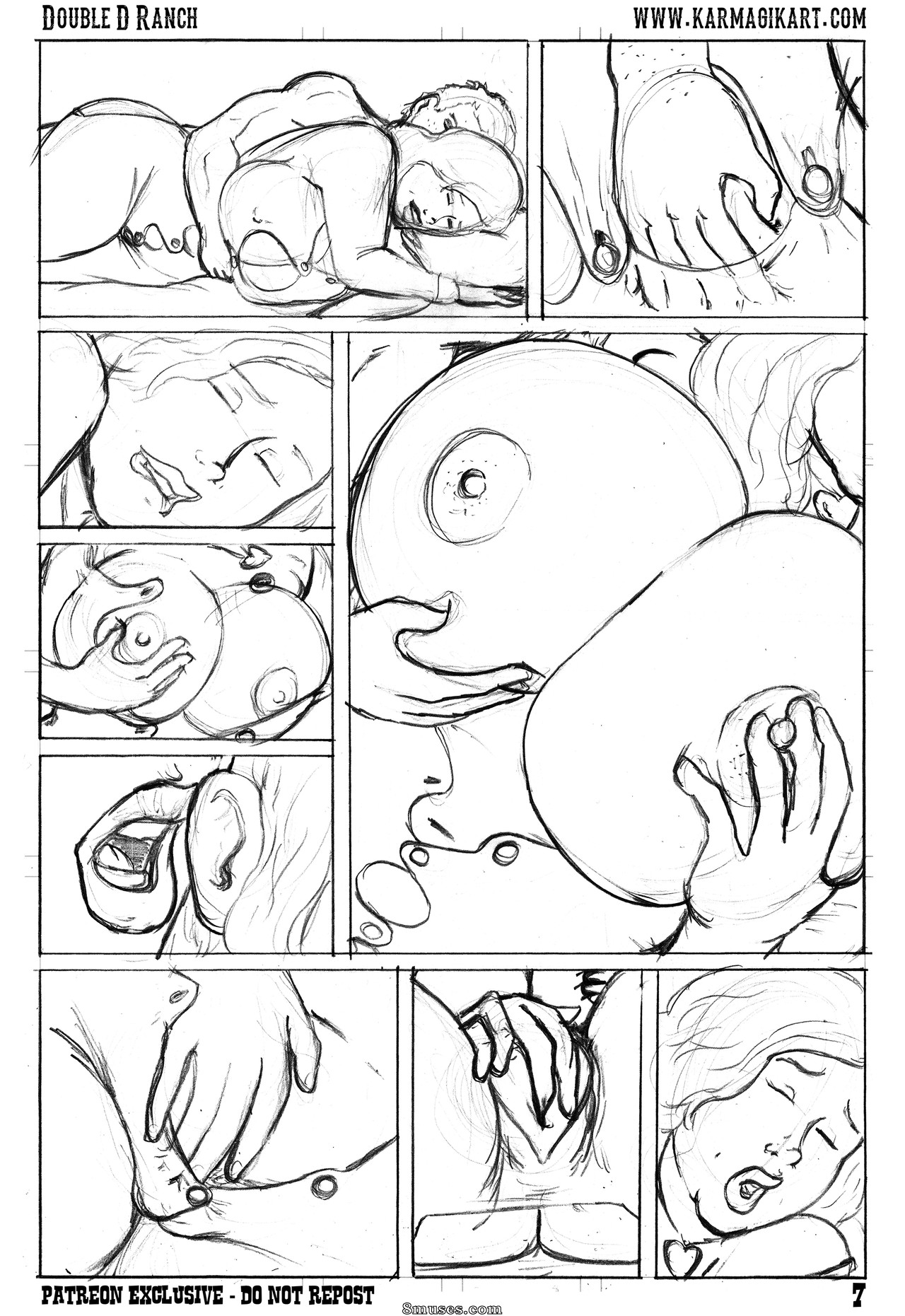 Issue 3 - A Wet and Stormy Night - Sketch - Page 8