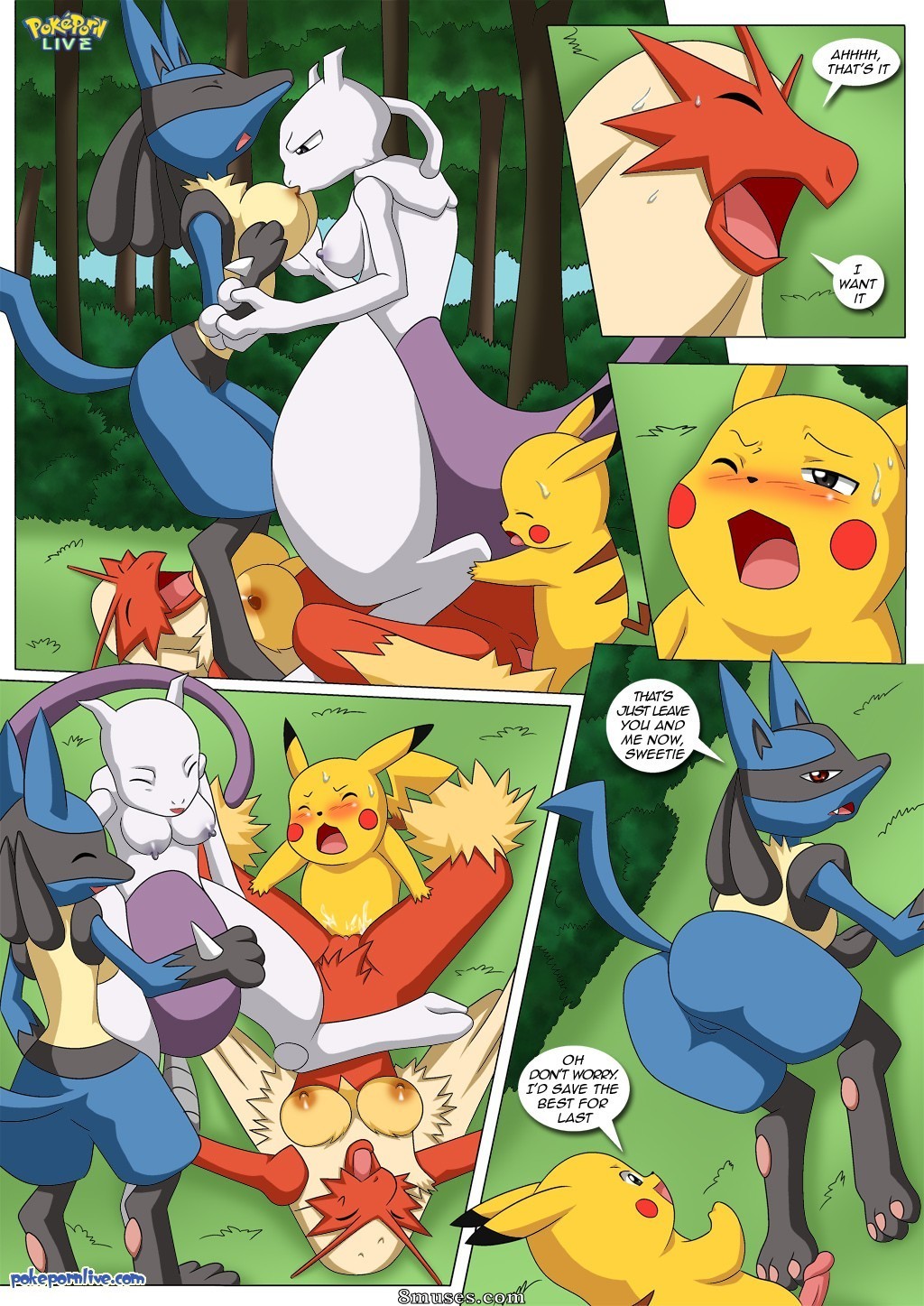 PokepornLive Comics - Pokémon - Esquadrão feminino - Página 8