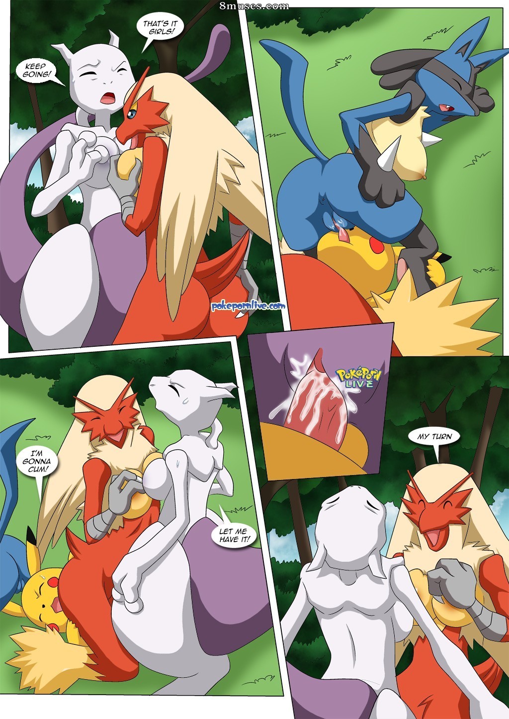 PokepornLive Comics - Pokemon  Female Squad - Page 6