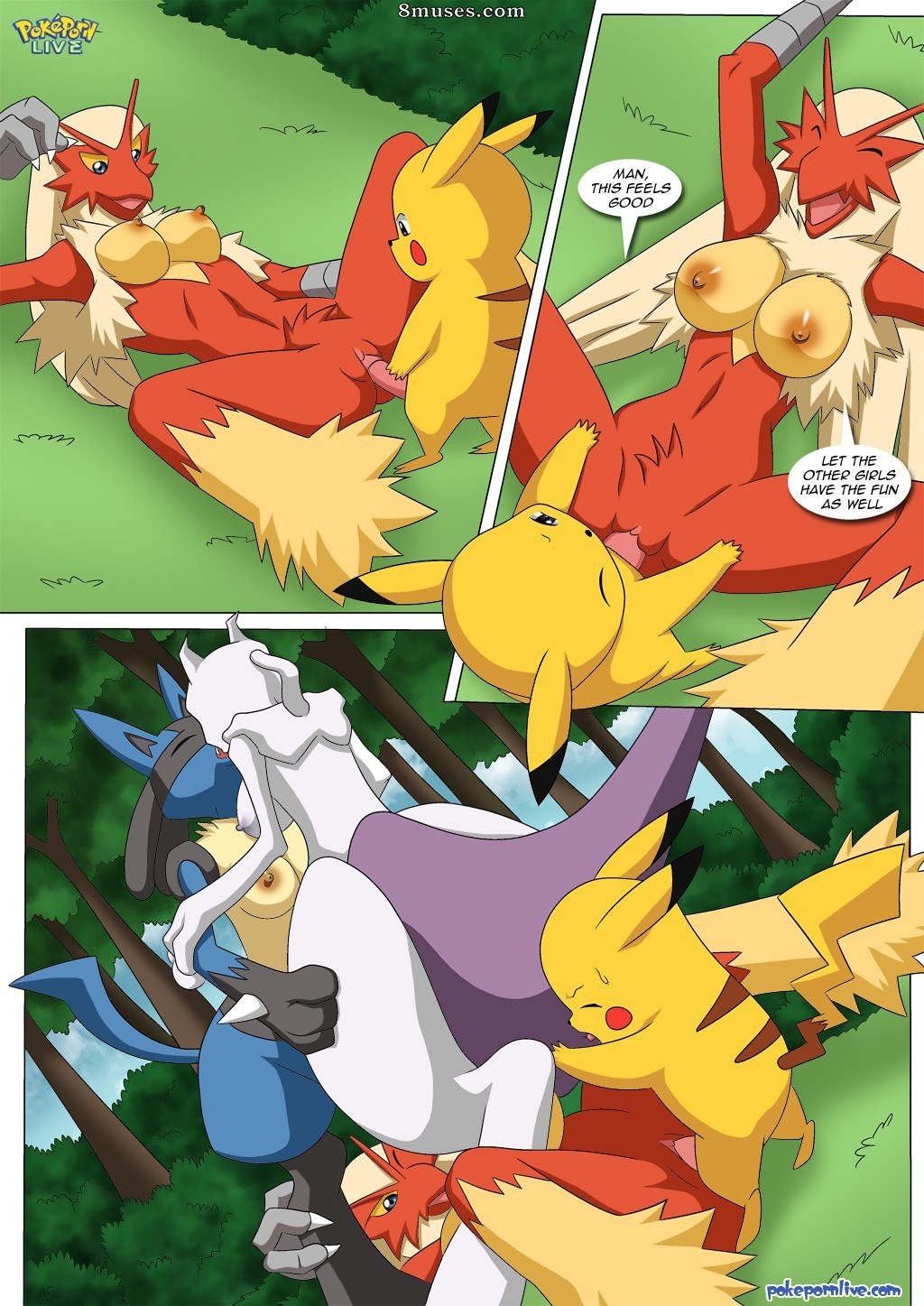 PokepornLive Comics - Pokemon  Female Squad - Page 7