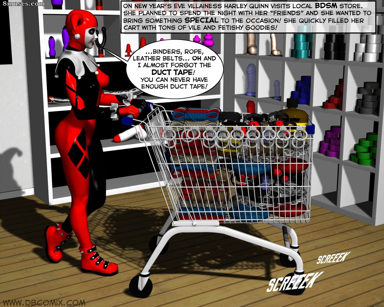 DBComix - Deviant Bondage Comics - Celebração de ano novo na escuridão - Página 2