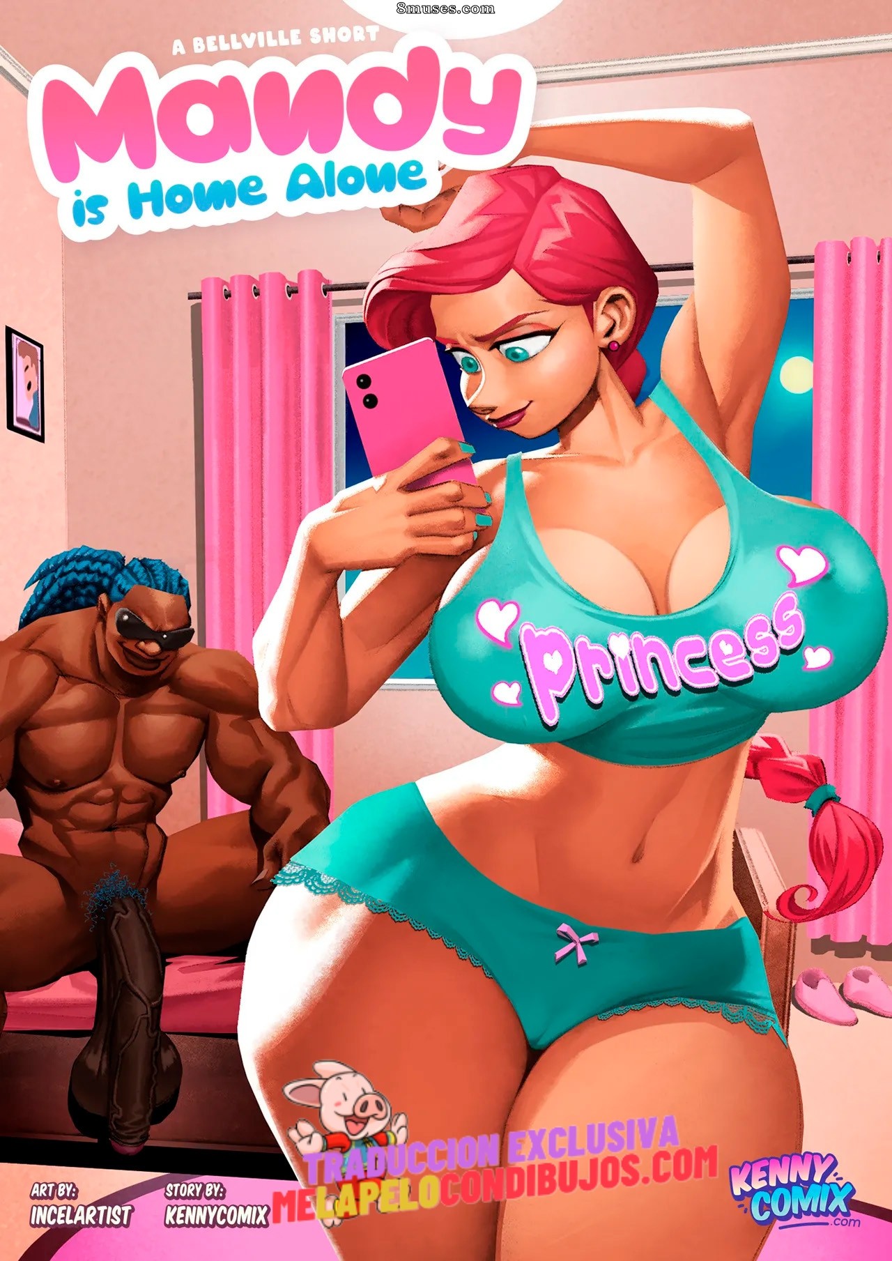KennyComix - Mandy está em casa sozinha - Página 1