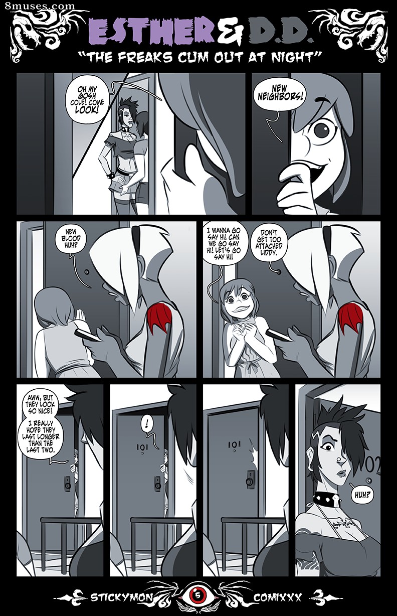 Stickymon Comics - Esther & DD - Les monstres sortent la nuit - Page 6