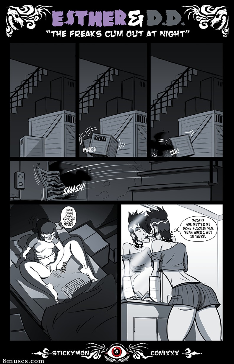 Stickymon Comics - Ester & DD - Os freaks saem à noite - Página 9