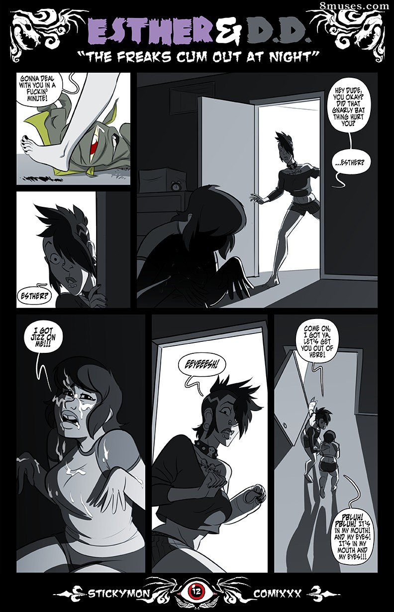 Stickymon Comics - Esther & DD - Les monstres sortent la nuit - Page 13