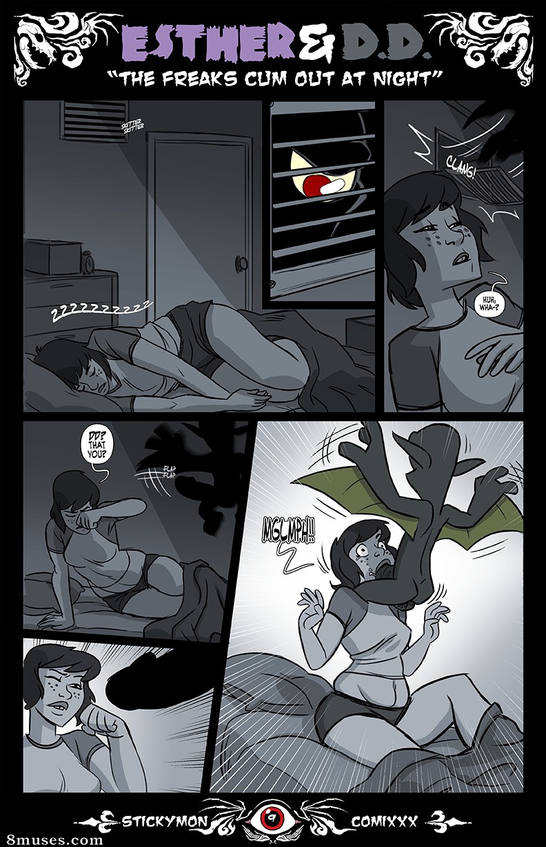 Stickymon Comics - Ester & DD - Os freaks saem à noite - Página 10