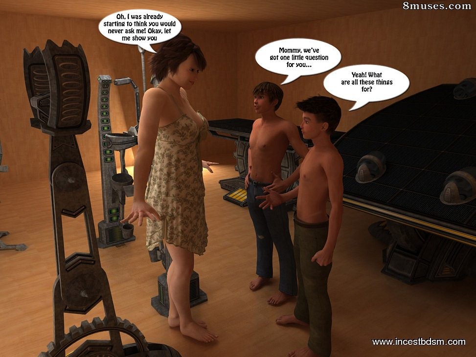 IncestBDSM.com Comics - Maman donne une leçon de BDSM à ses fils - Page 3