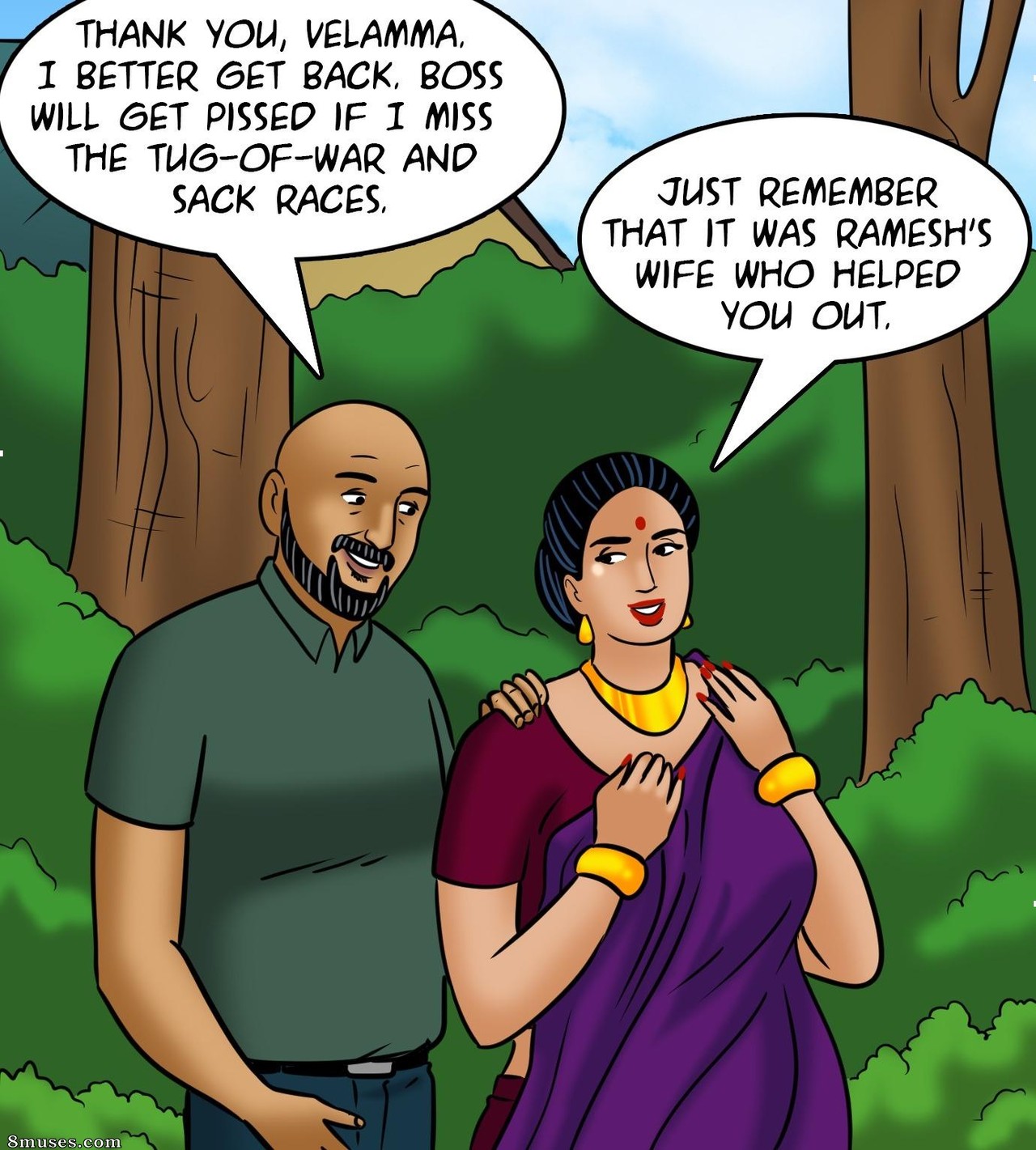 Velamma - Issue 109 - Company Picnic - Page 108
