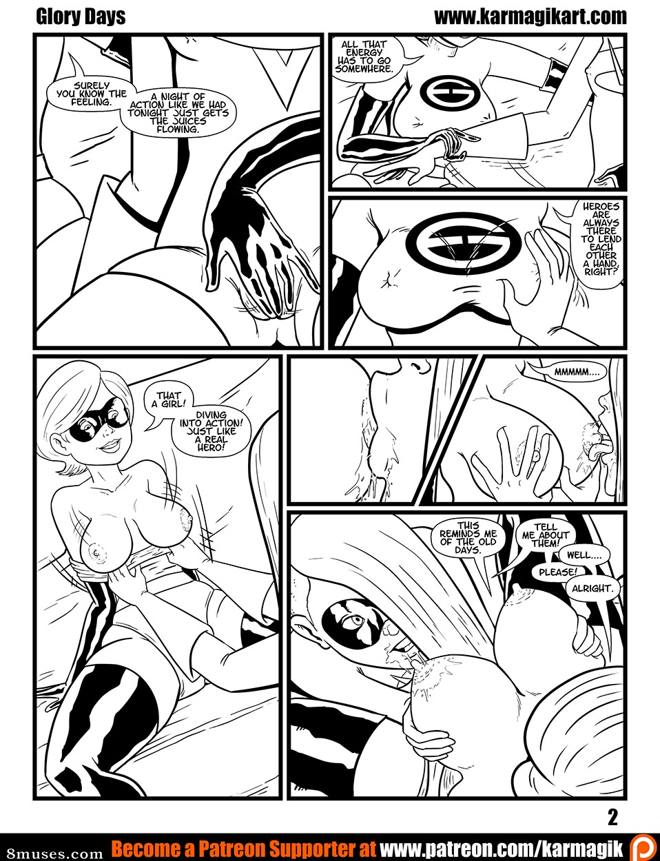 Karmagik Comics - Elastigirl in Glory Days - Page 3