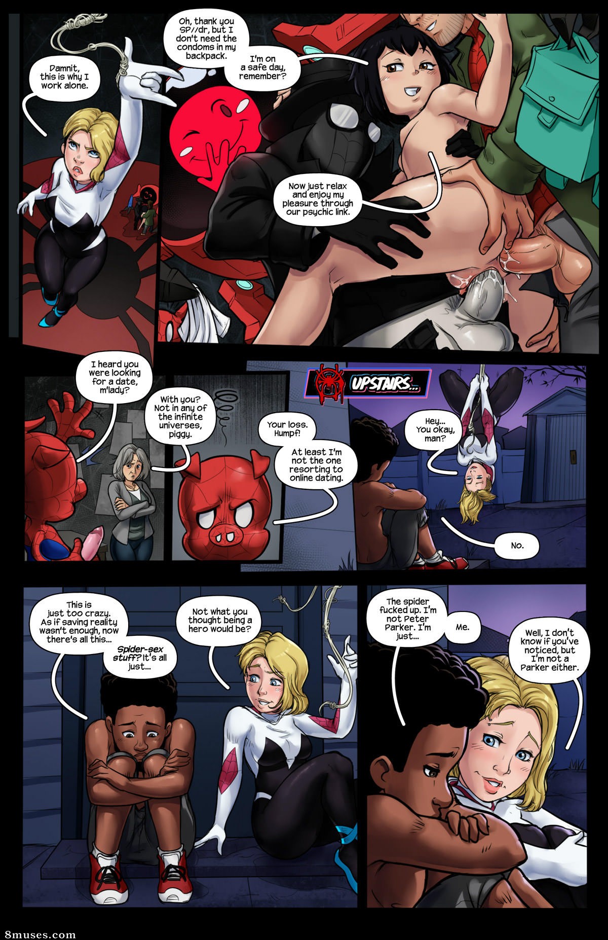 Tracy Scops Comics - Araña-sexo - En el universo arácnido de la pornografía - Página 6