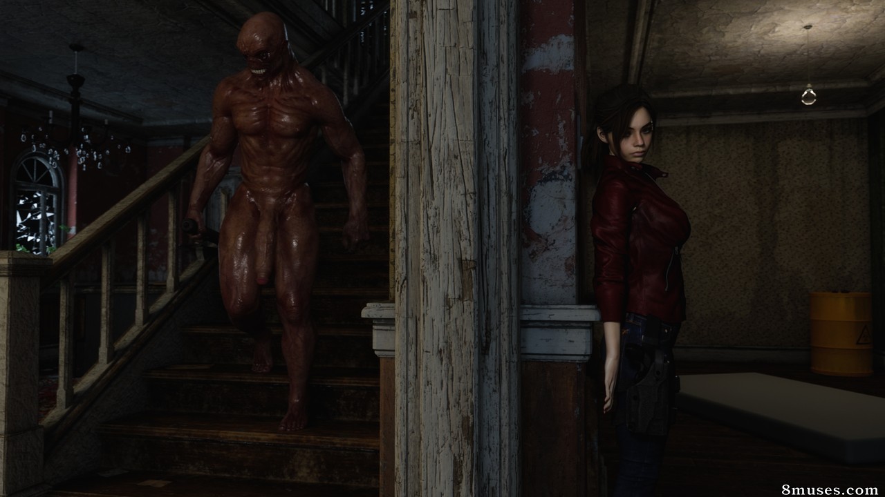 3DZen - Residential Evil XXX - Part 3 - Mansion Ambush - Page 9