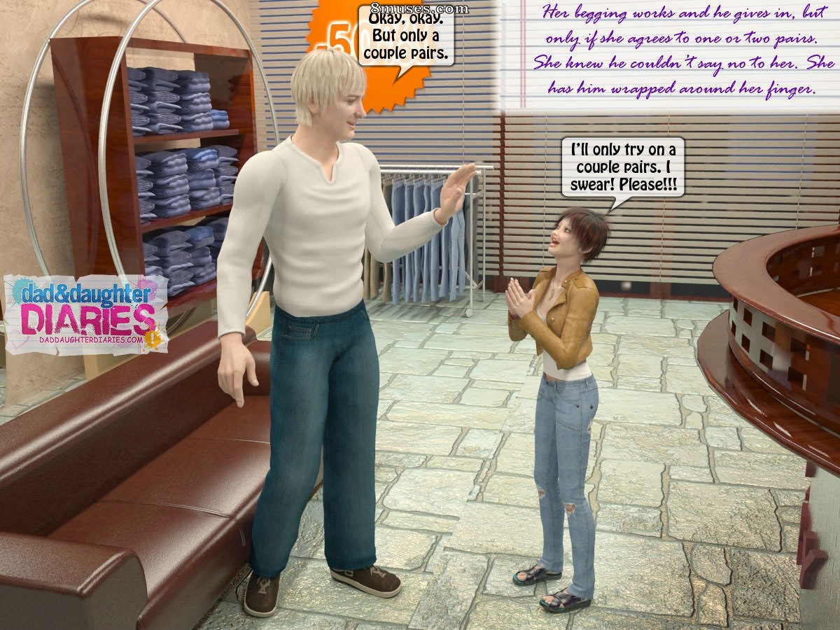Dad and Daughter Diaries Comics - Tienda del padre - Página 4