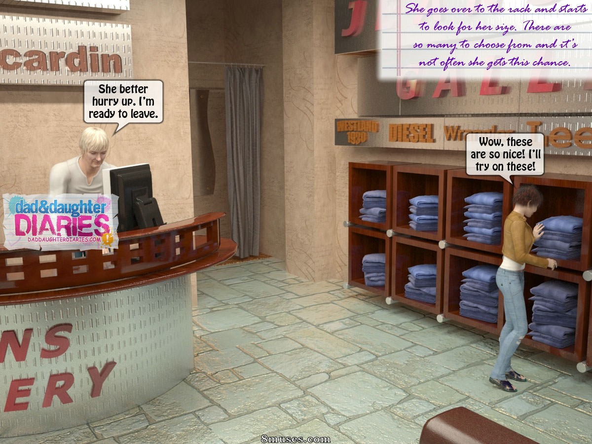 Dad and Daughter Diaries Comics - Tienda del padre - Página 5