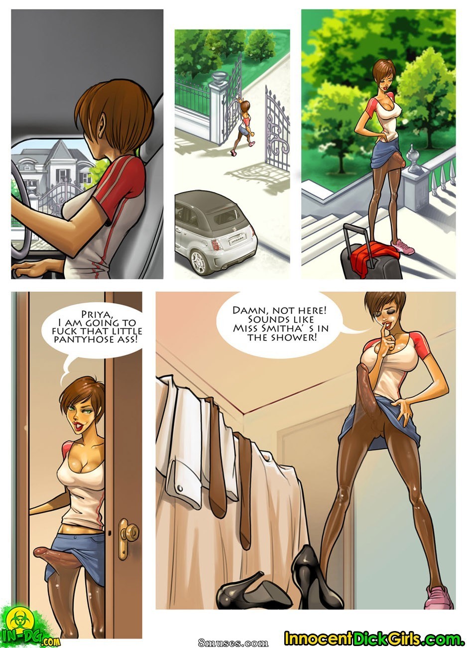 Innocent Dickgirls Comics - Who is the Biggest - Page 4