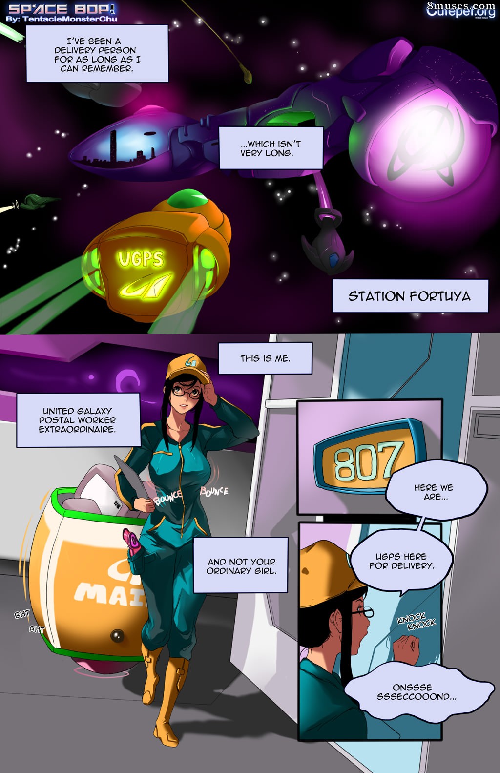 Cutepet Comics - Bop espacial - Página 1